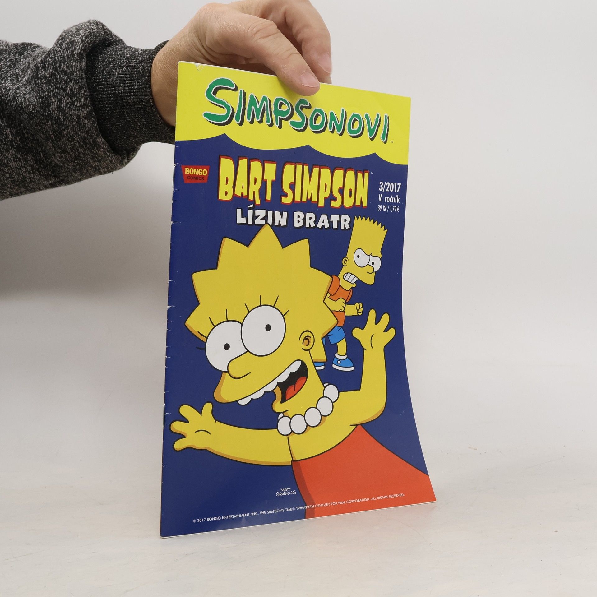 Matt Groening Simpsonovi - Bart Simpson 03/2017 - Lízin bratr