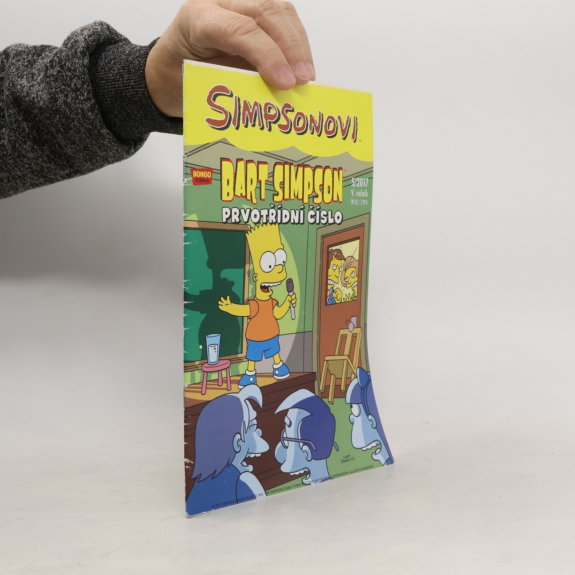 Matt Groening Simpsonovi - Bart Simpson 5/2017 - Prvotřídní číslo