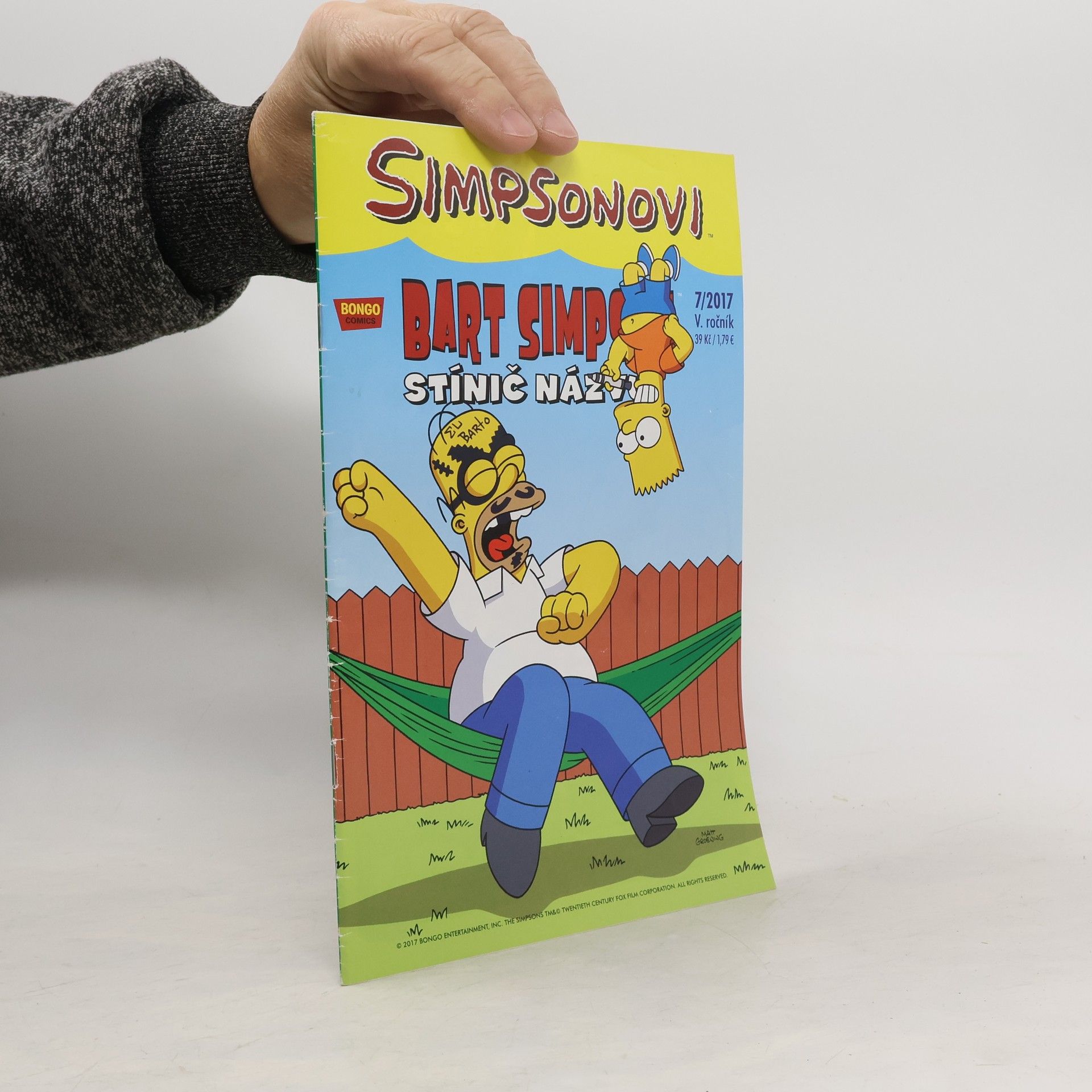 Matt Groening Simpsonovi - Bart Simpson 7/2017 - Stínič názvu