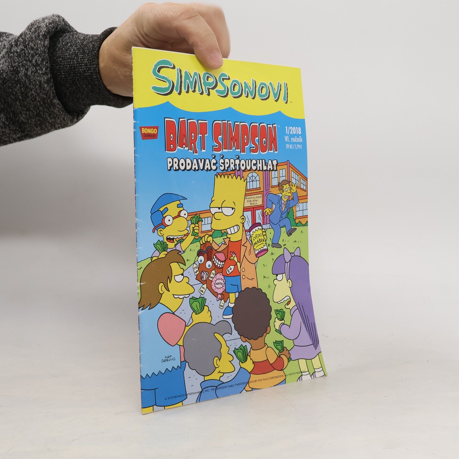 Matt Groening Simpsonovi - Bart Simpson 1/2018 - Prodavač šprťouchlat