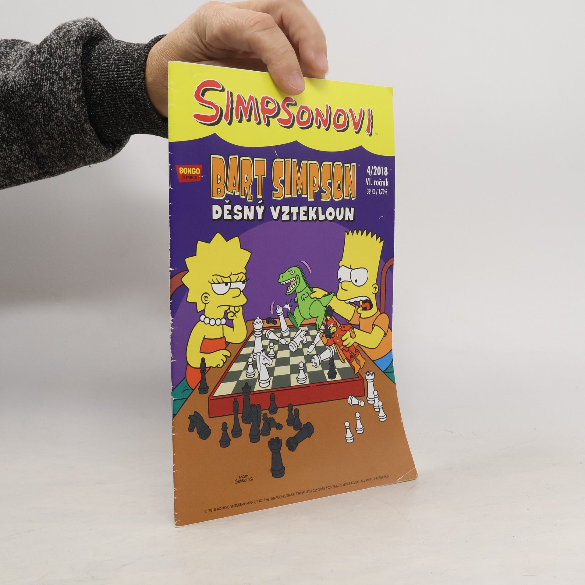 Matt Groening Bart Simpson 4/2018. Děsný vztekloun