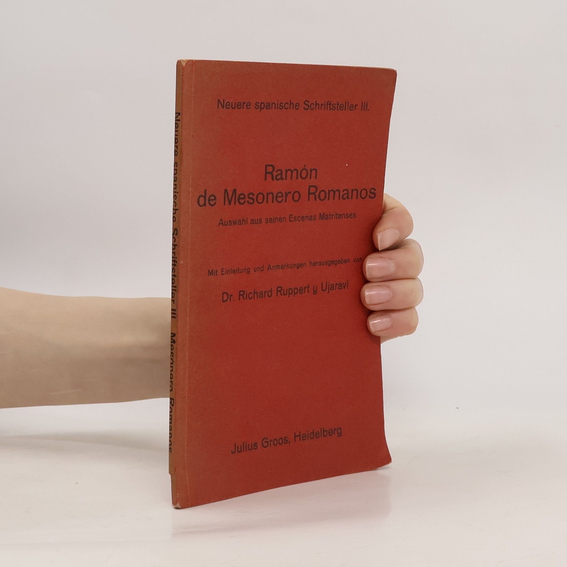 Richard Ruppert y Ujaravi Ramón de Mesonero Romanos