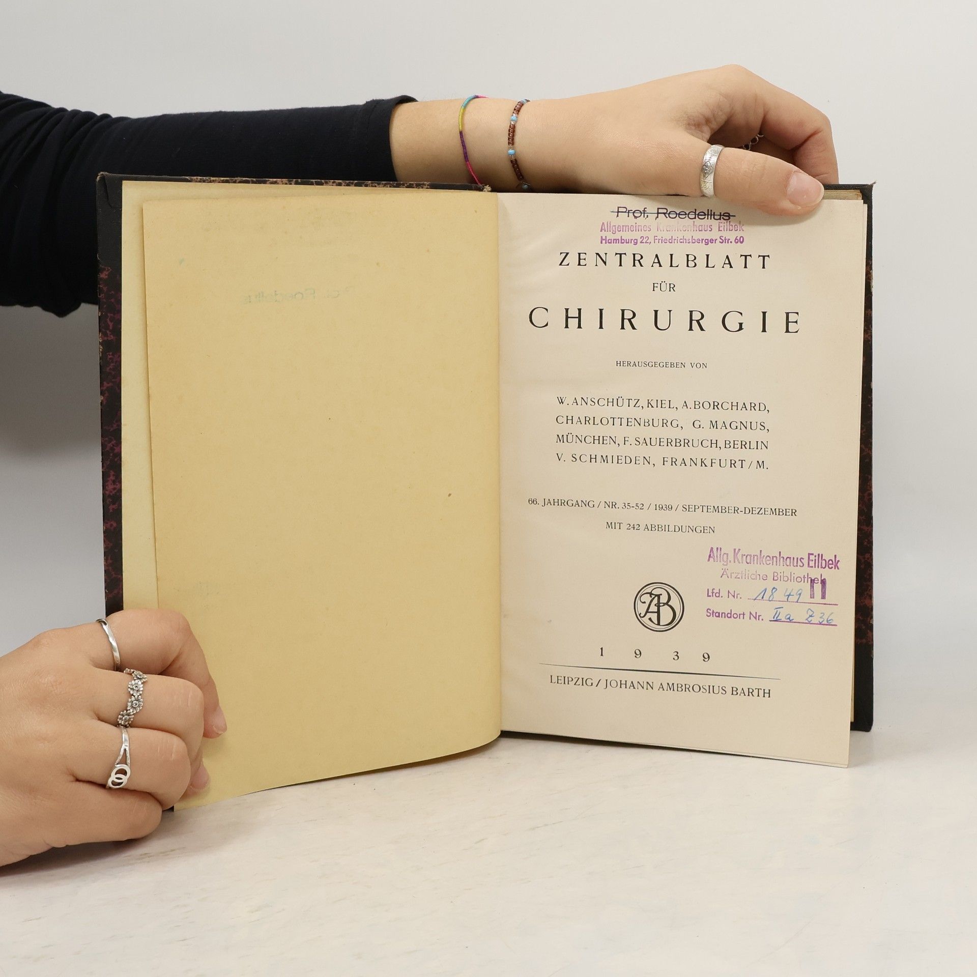 Autorenkollektiv Zentralblatt für Chirurgie