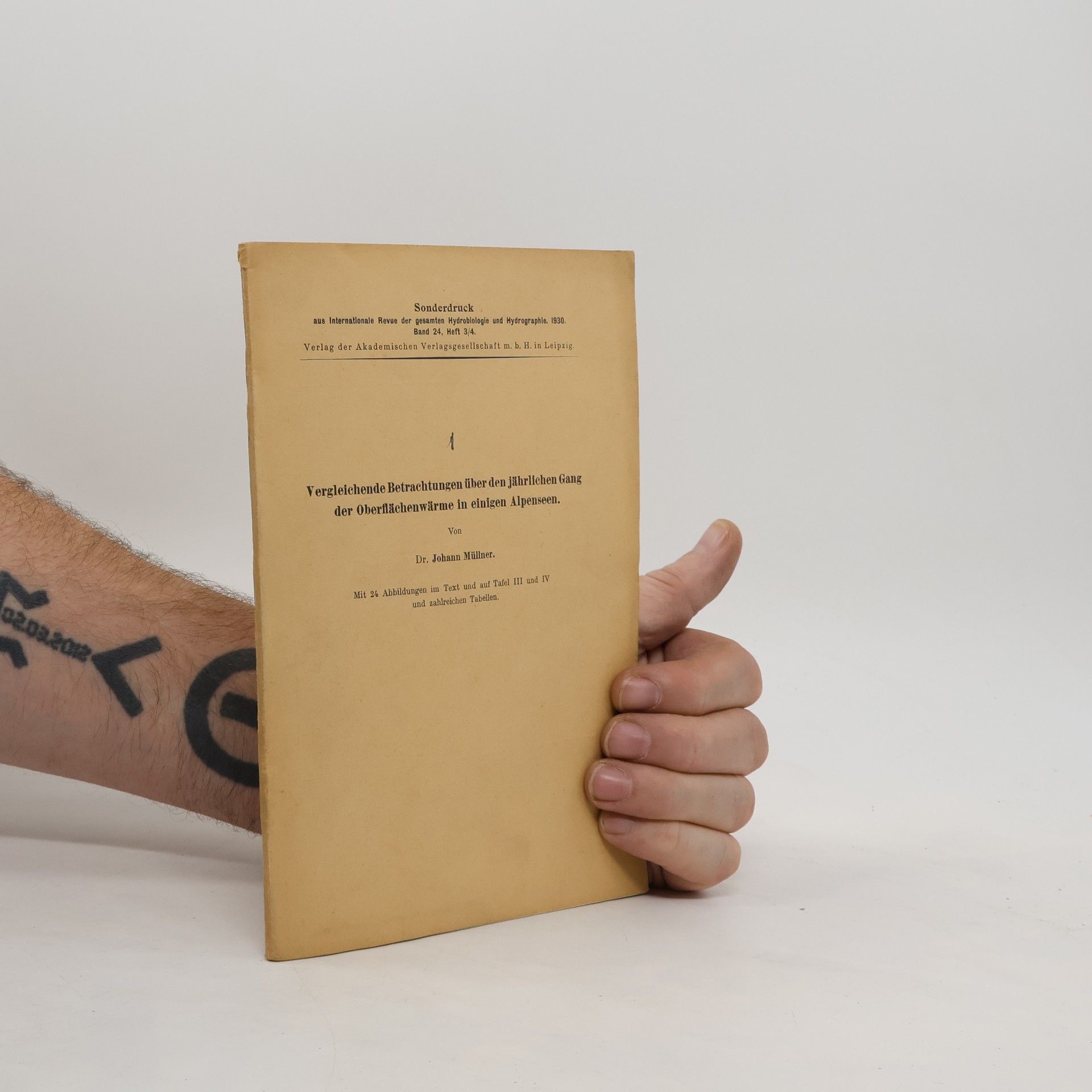 Vergleichende Betrachtungen über den jährlichen Gang der Oberflächenwärme in einigen Alpenseen 3/4