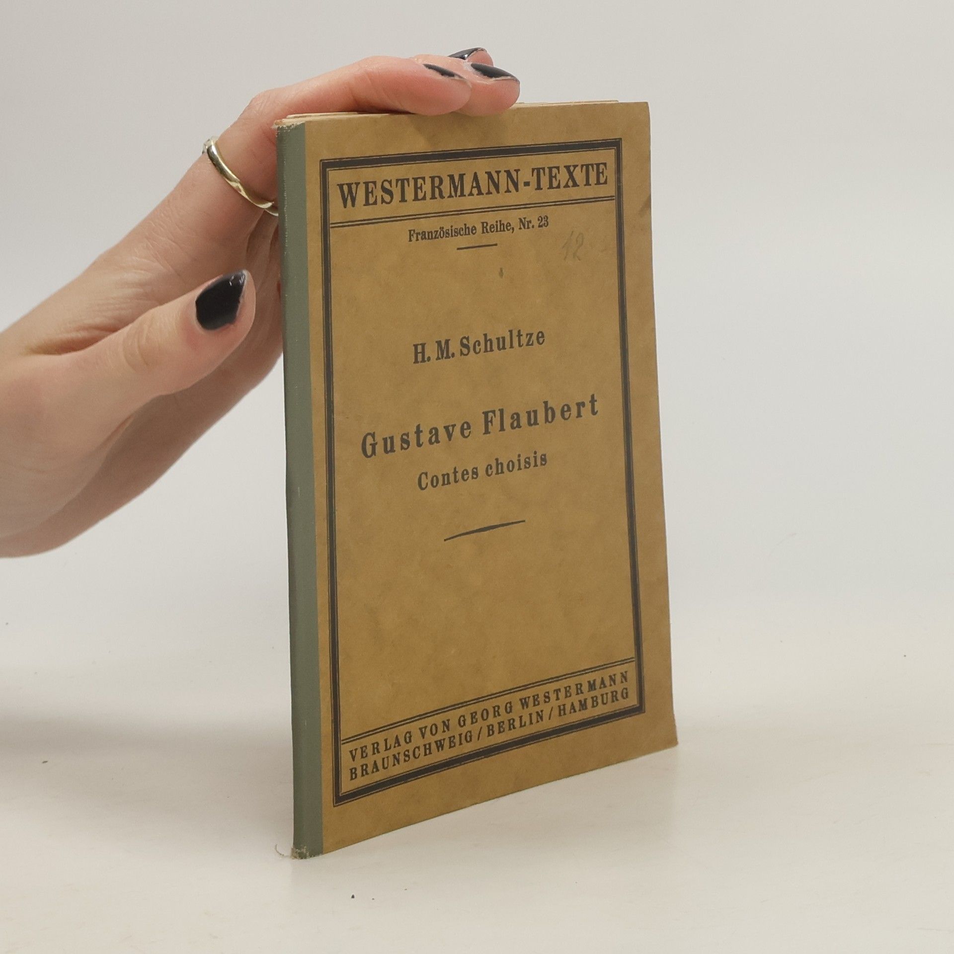 H. M. Schultze Gustave Flaubert