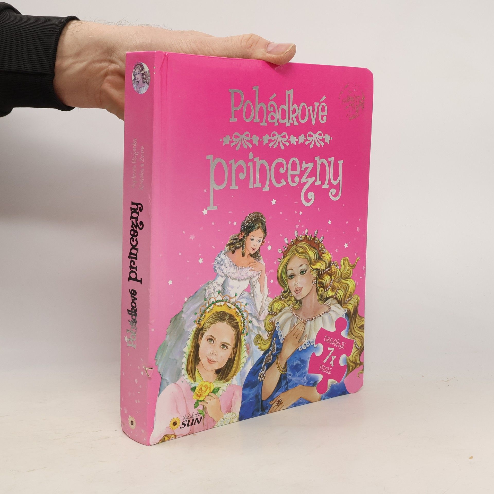 Various authors Pohádkové princezny - 7 puzzle s pohádkou