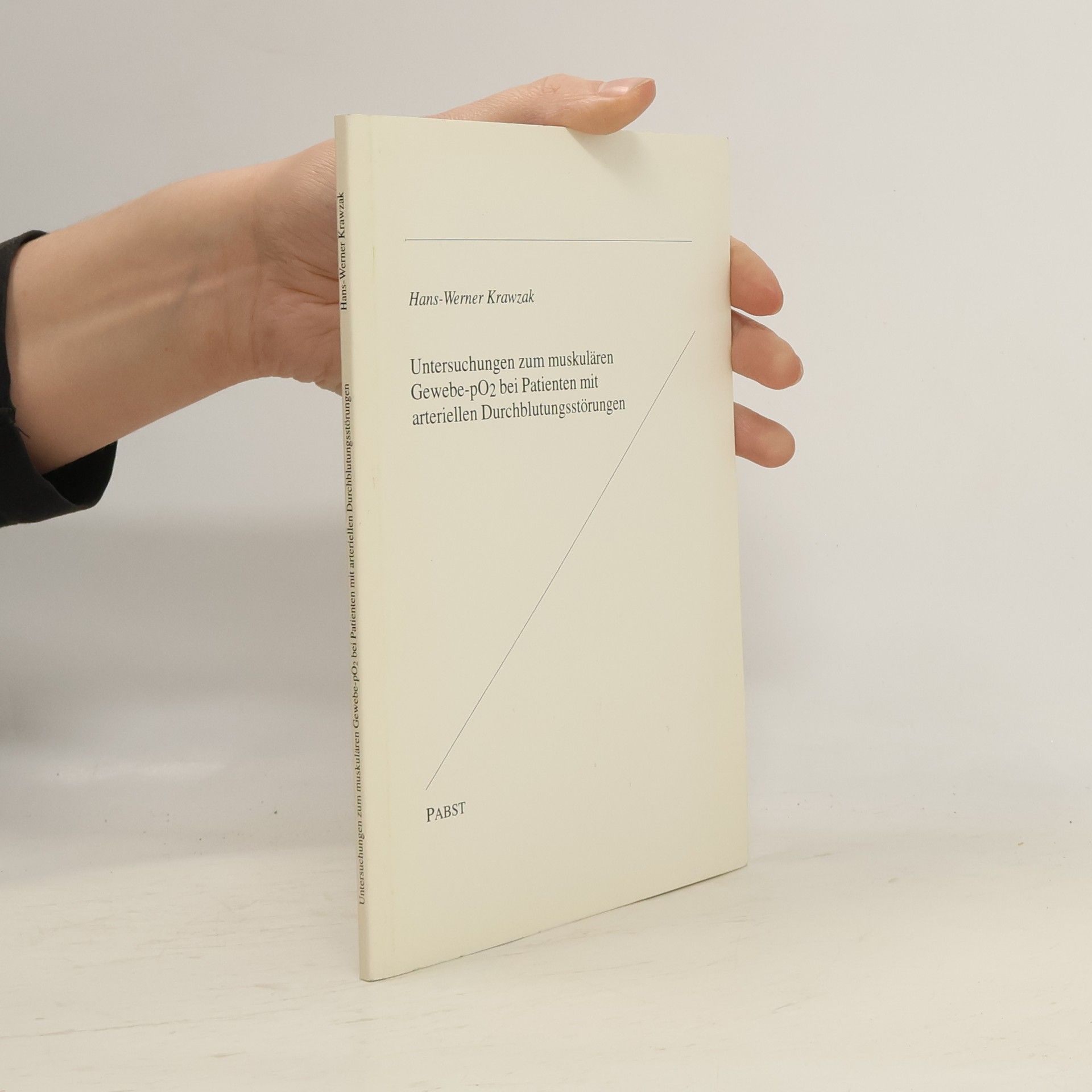 Untersuchungen zum muskulären Gewebe-pO2 bei Patienten mit arteriellen Durchblutungsstörungen