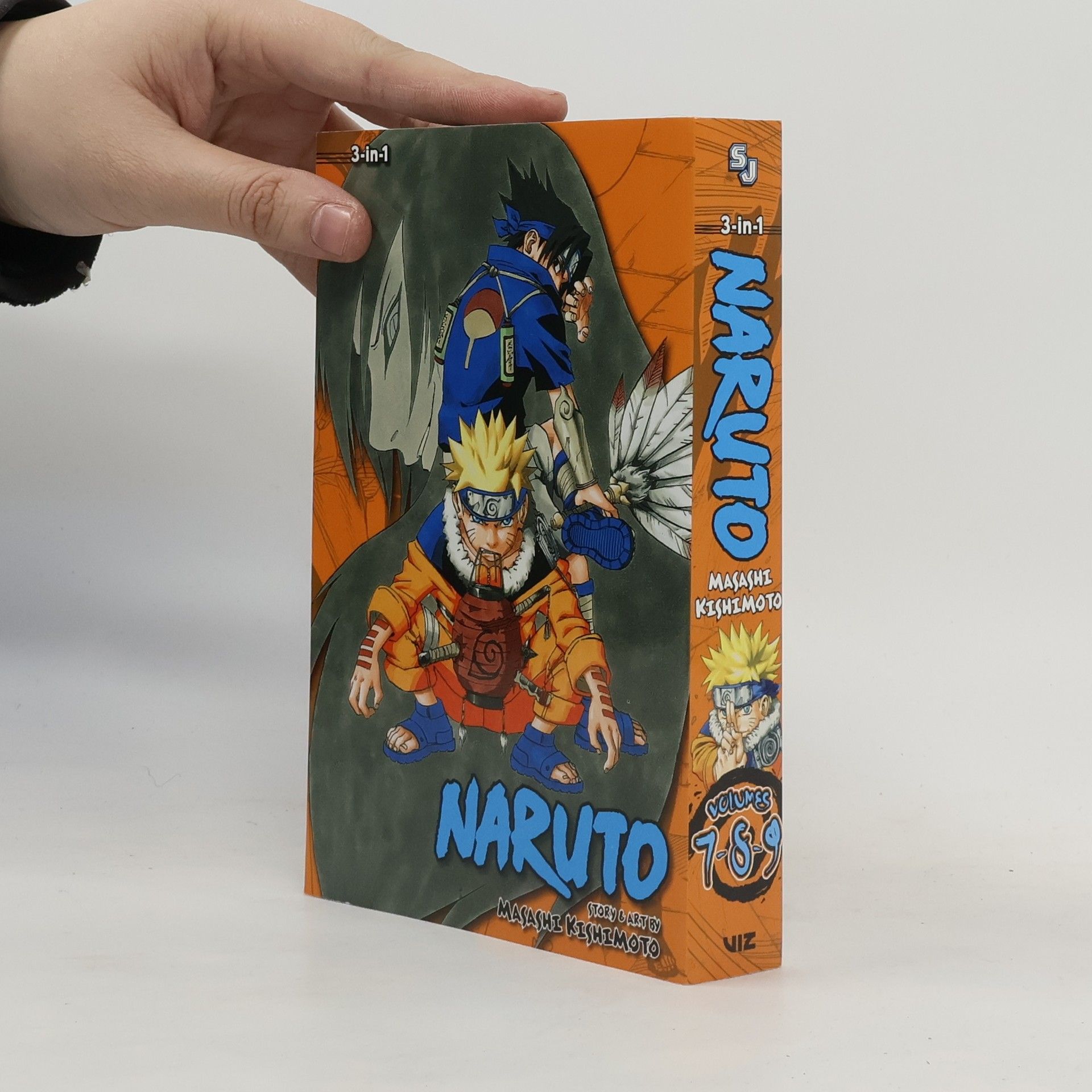 Masashi Kishimoto Naruto (3-in-1 Edition), Vol. 3