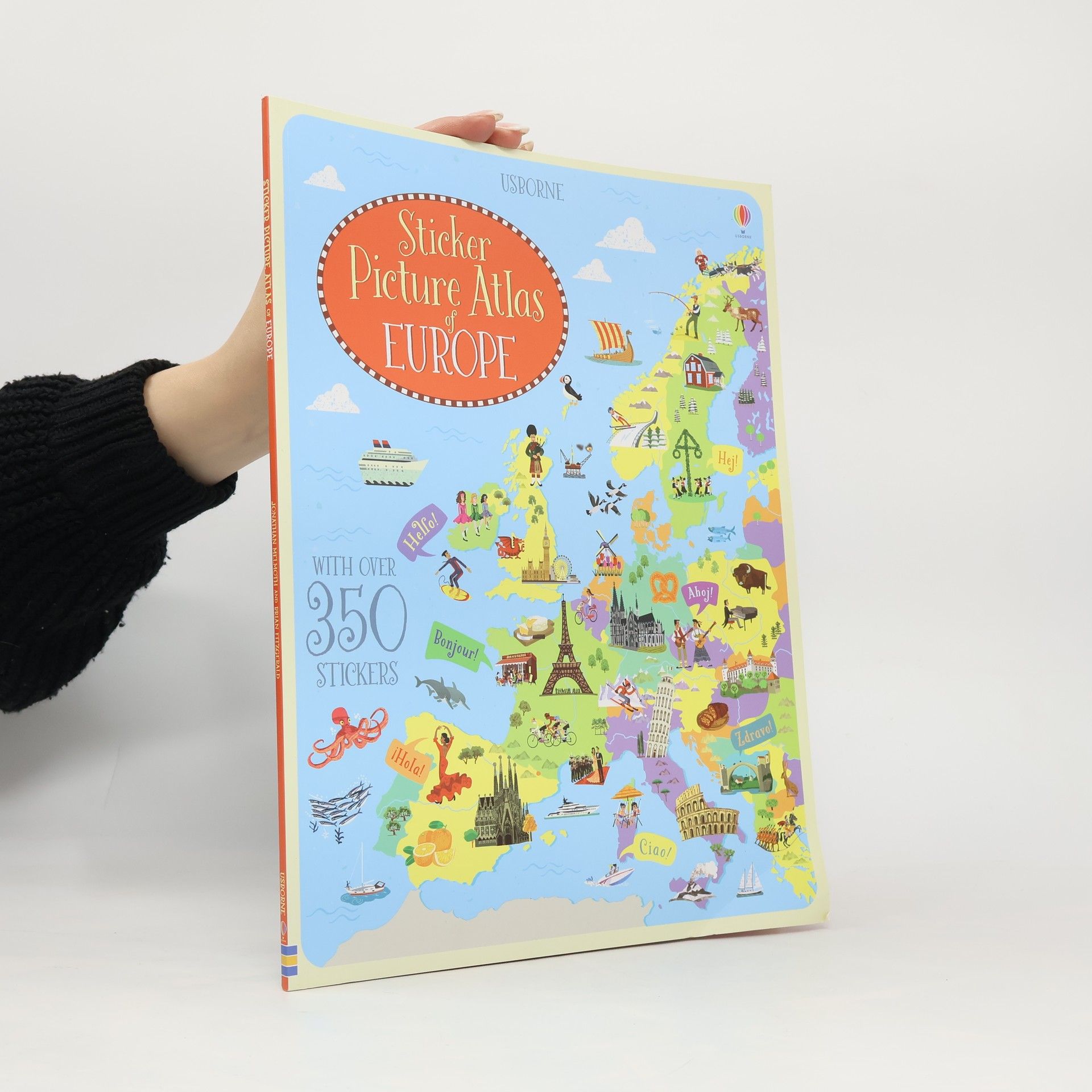 Jonathan Melmoth Sticker Picture Atlas of Europe