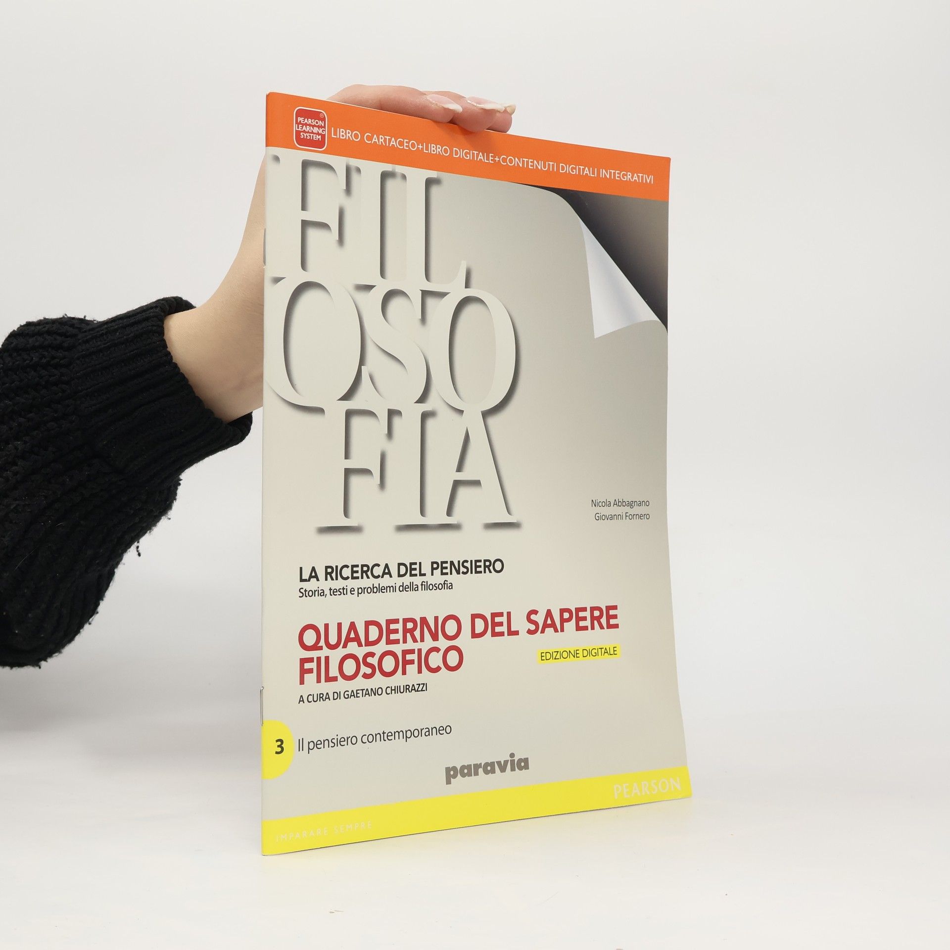 Nicola Abbagnano Giovanni Fornero La ricerca del pensiero 3A