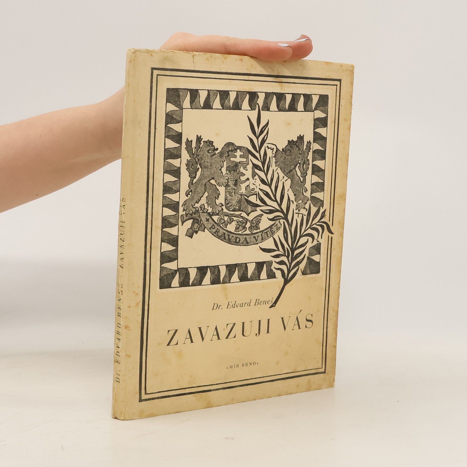 Edvard Beneš Zavazuji vás
