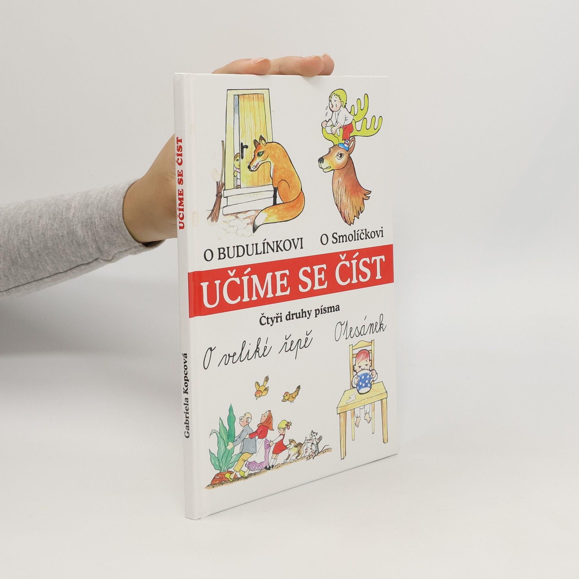 Gabriela Kopcová Učíme se číst. Čtyři druhy písma