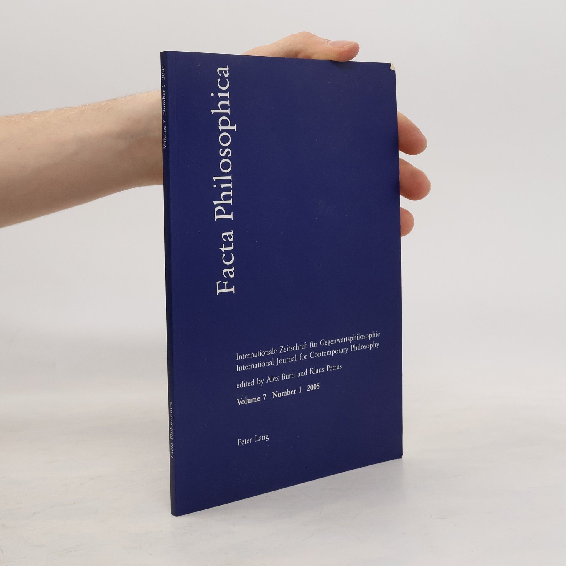 Lanig Peter Facta Philosophica 7/2005