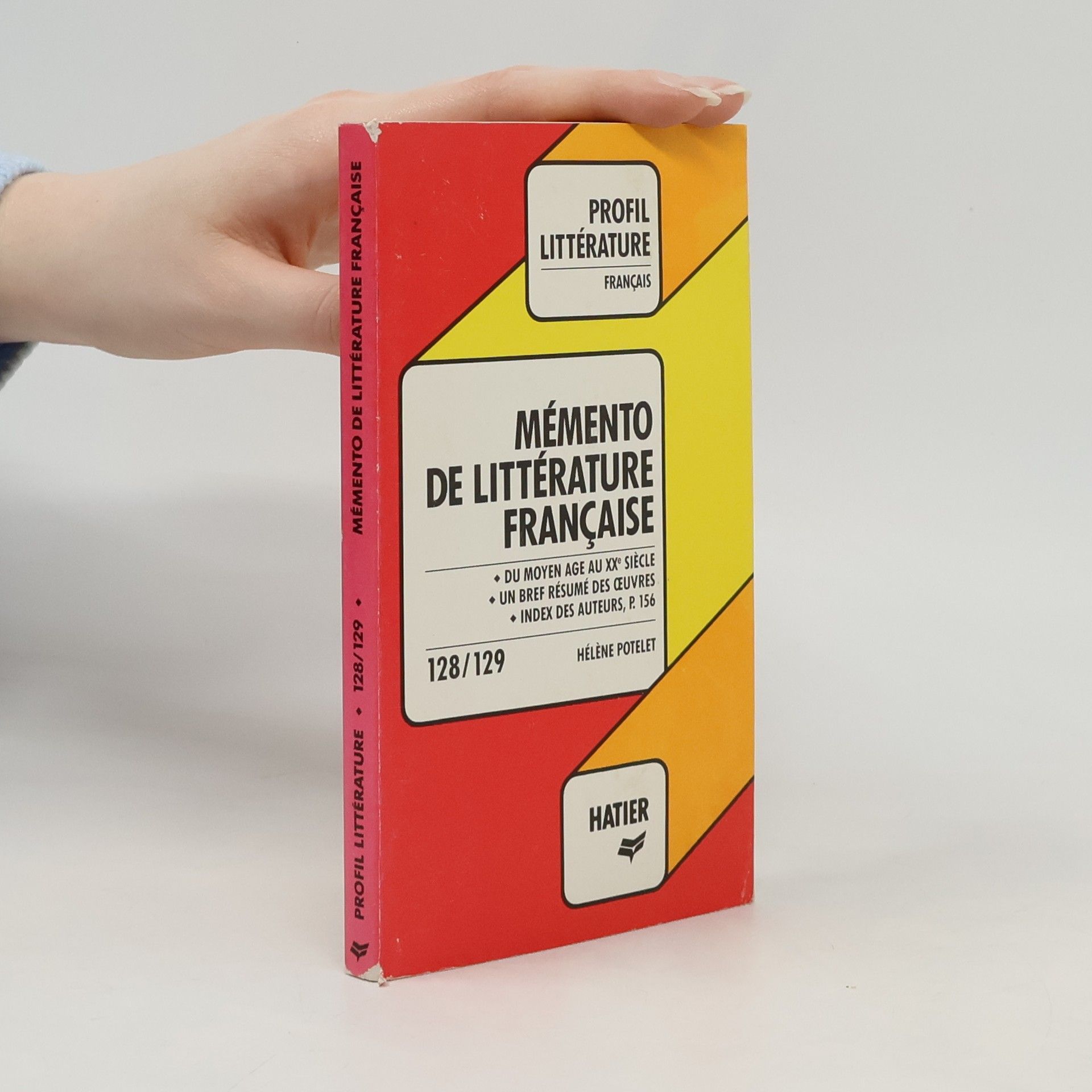 Hélène Potelet Mémento de littérature française