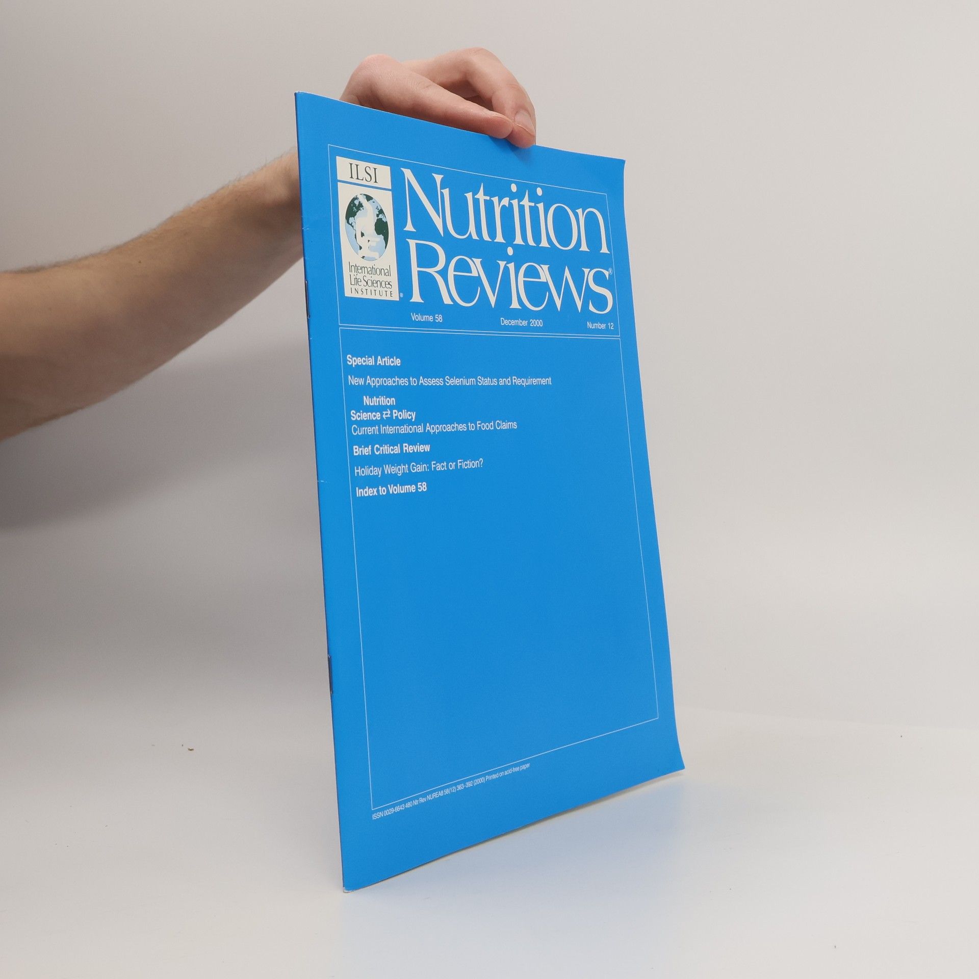 Autorenkollektiv Nutrition Reviews 58