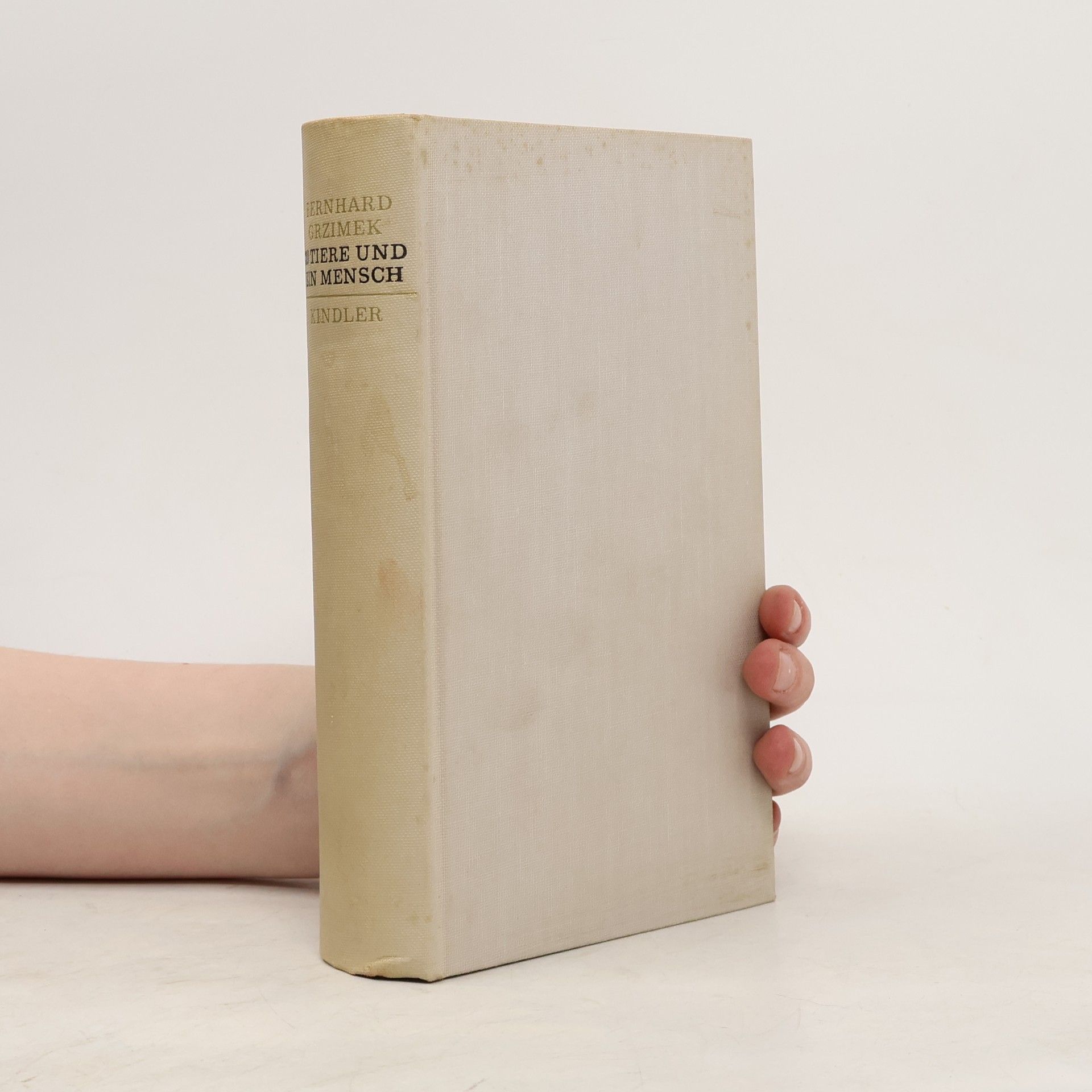 Bernhard Grzimek 20 Tiere und ein Mensch Der Zoologe erzählt