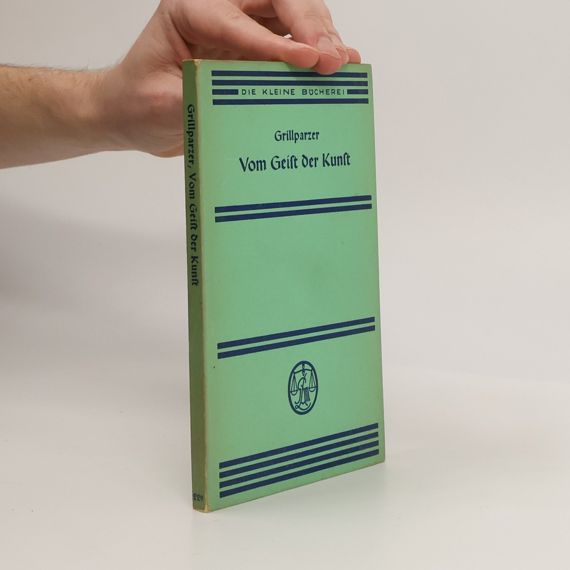 Franz Grillparzer Vom Geist der Kunst