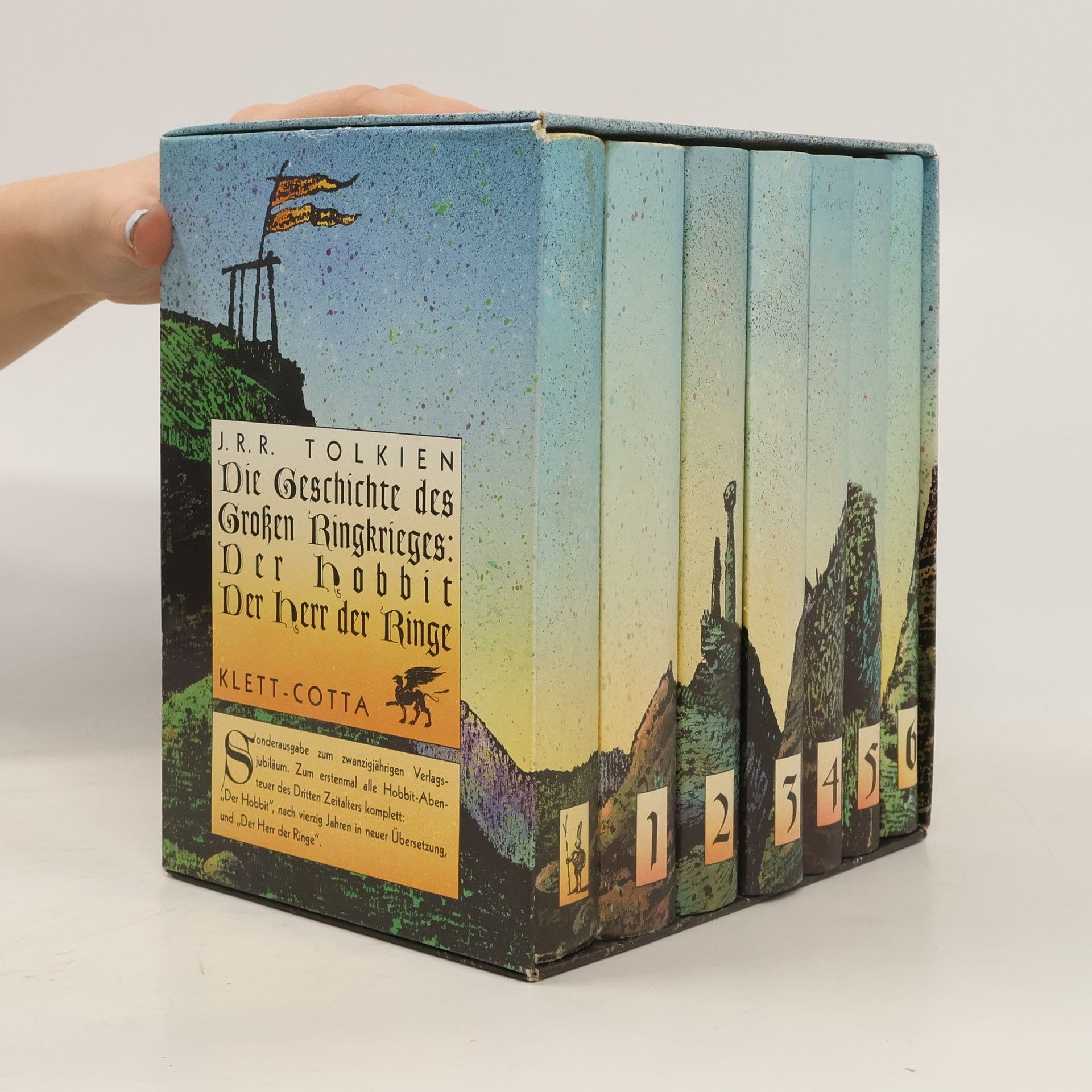 J. R. R. Tolkien Die Geschichte des Großen Ringkrieges: Der Hobbit + Der Herr der Ringe