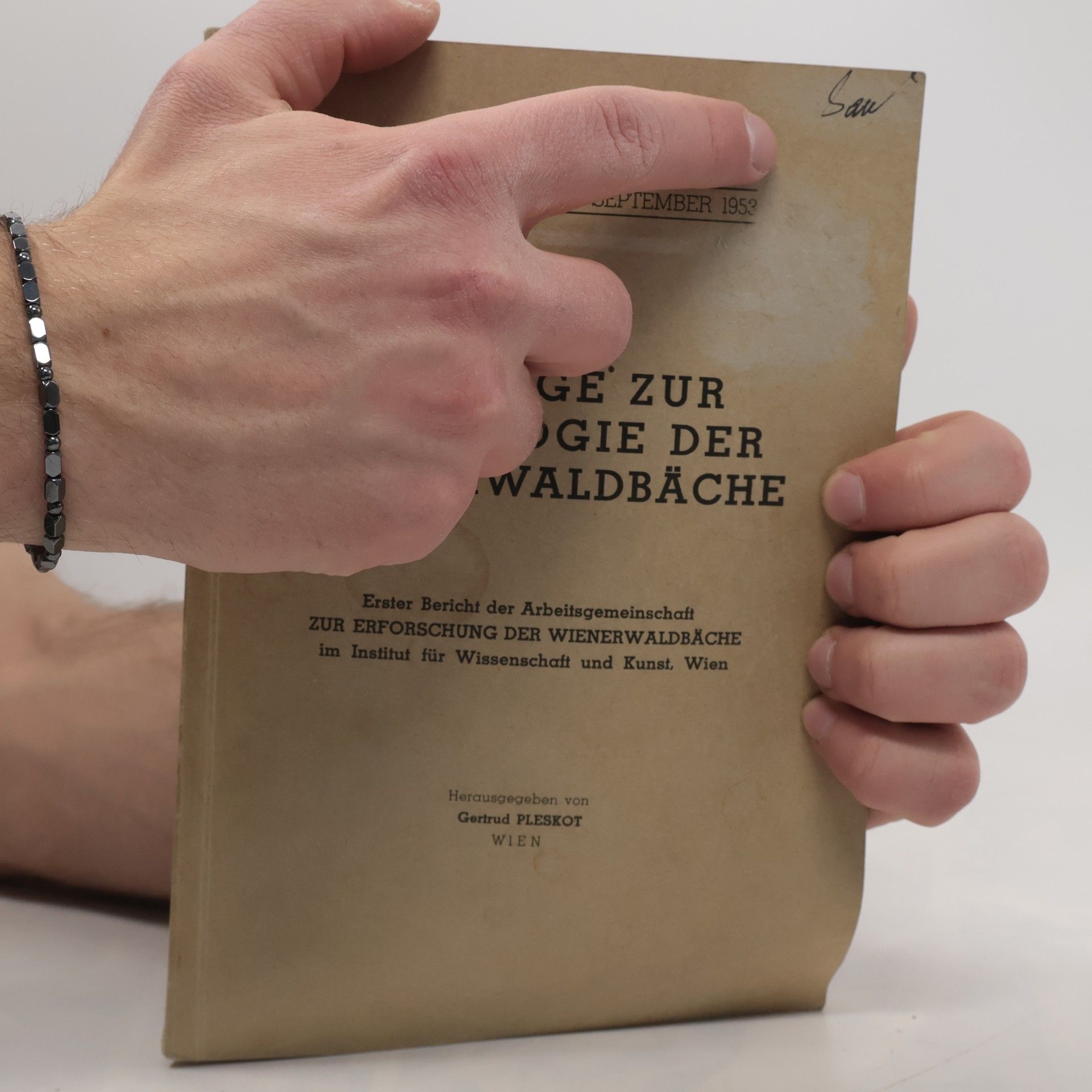 Autorenkollektiv Beiträge zur Limnologie der Wienerwaldbäche