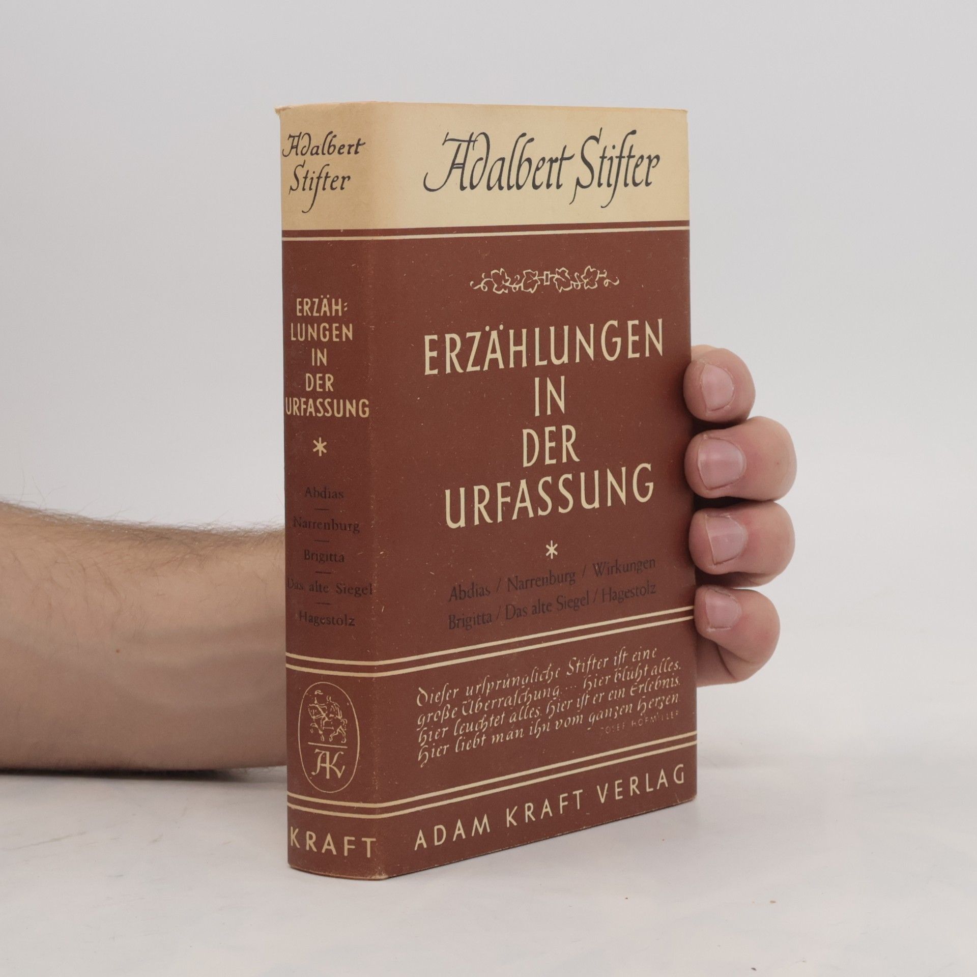 Albert Stifter  Erzählungen in der Urfassung