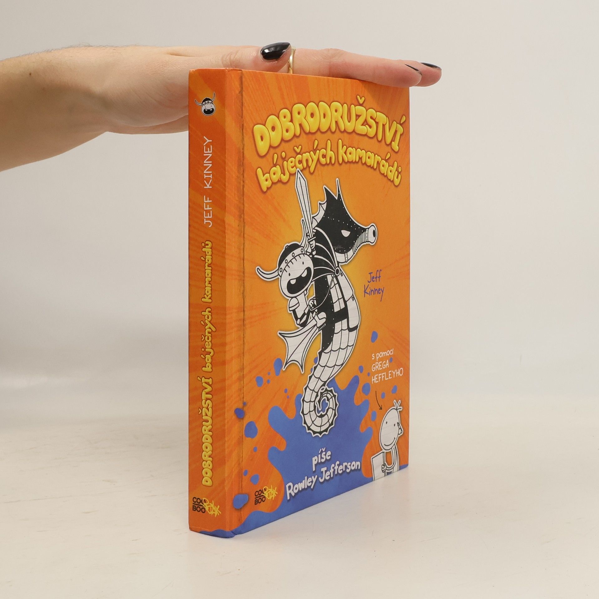 Jeff Kinney Dobrodružství báječných kamarádů. Píše Rowley Jefferson