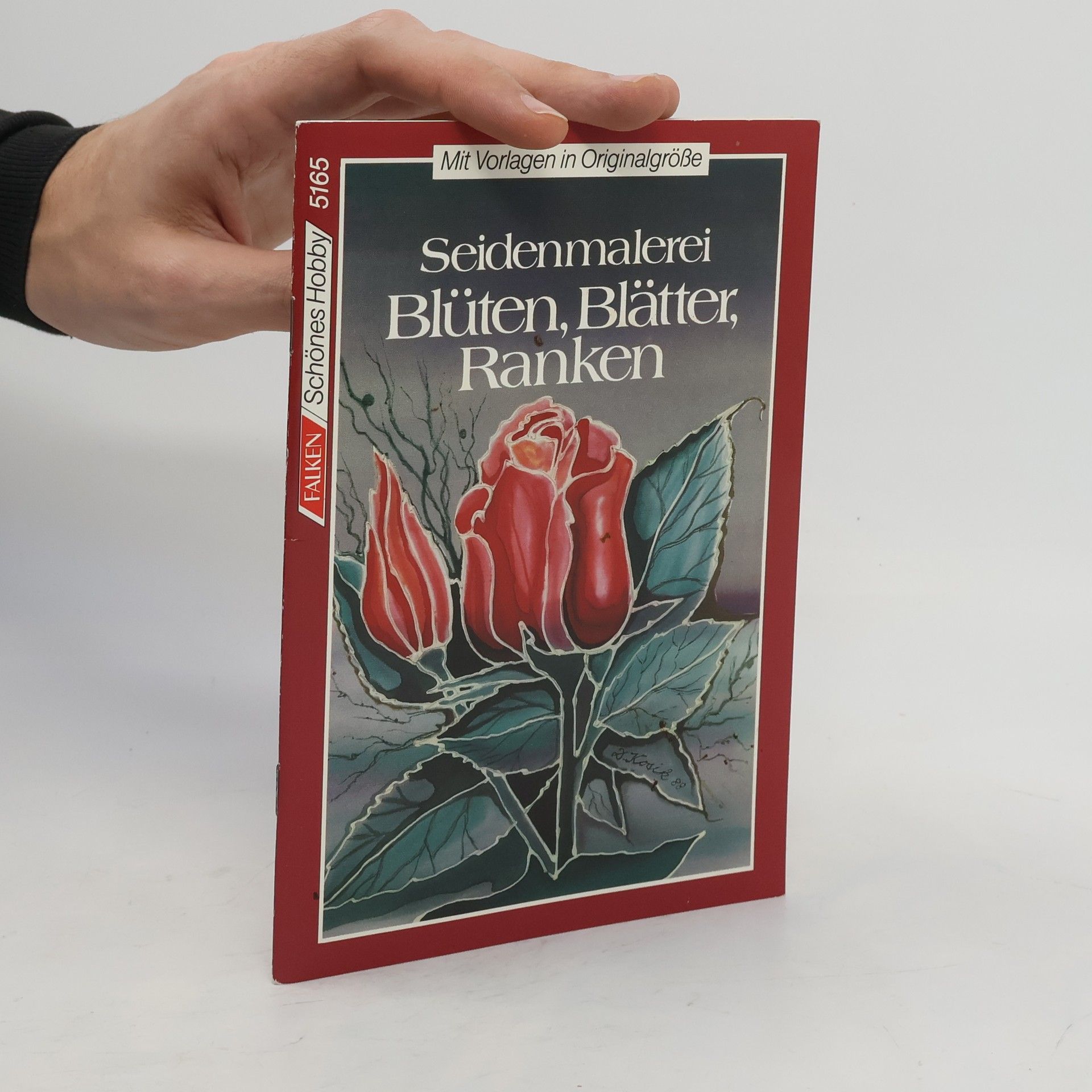 Daniela Kosik Seidenmalerei, Blüten, Blätter, Ranken