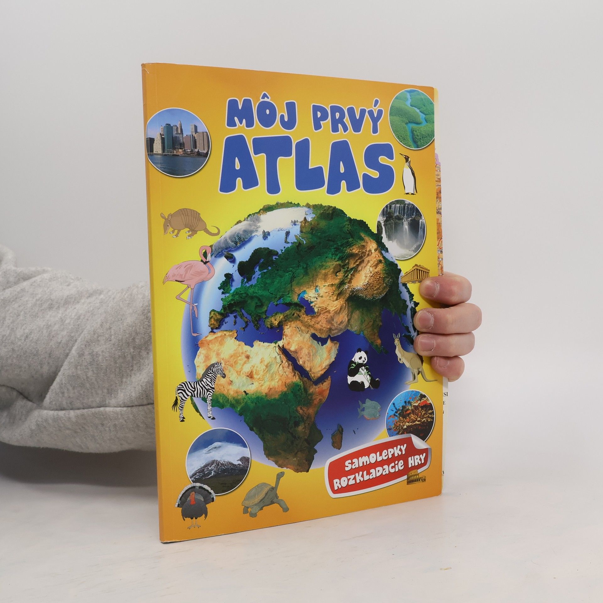 Môj prvý atlas : samolepky, rozkladacie hry