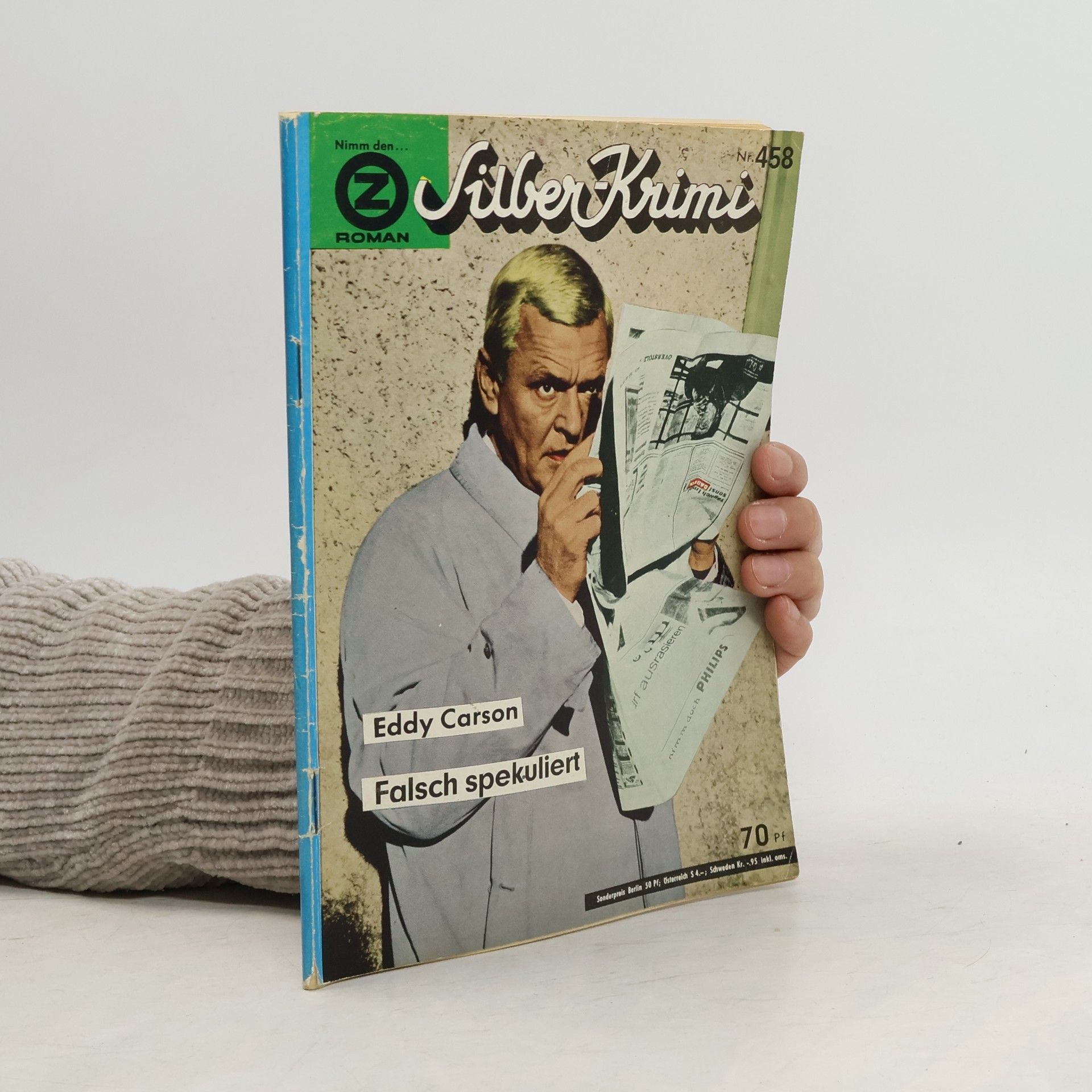 Carson Eddy Der Silber-Kriminal-Roman 458