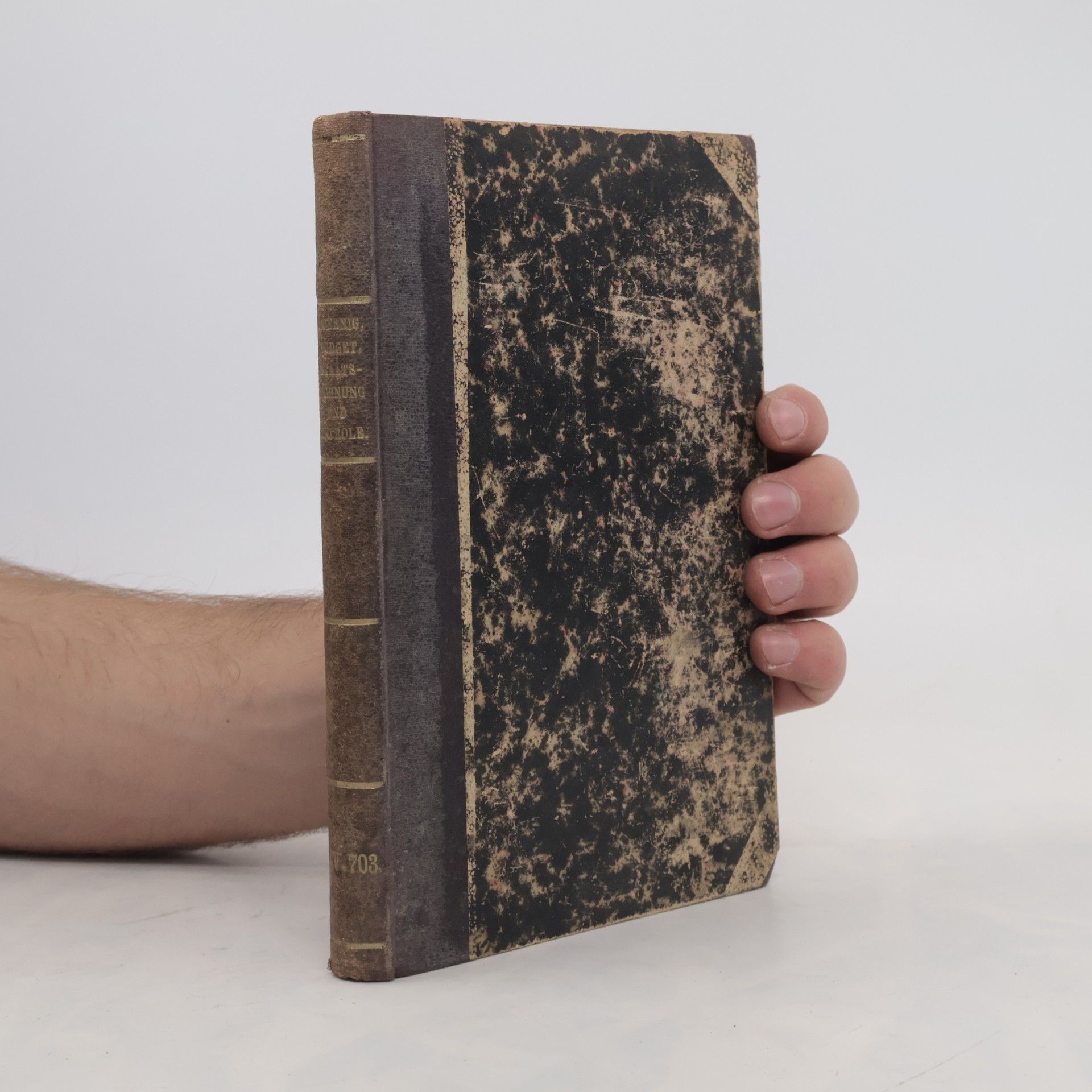 Carl Freiherrn Von Czoernig Darstellung der Einrichtungen ueber Budget, Staatsrechnung und Controle