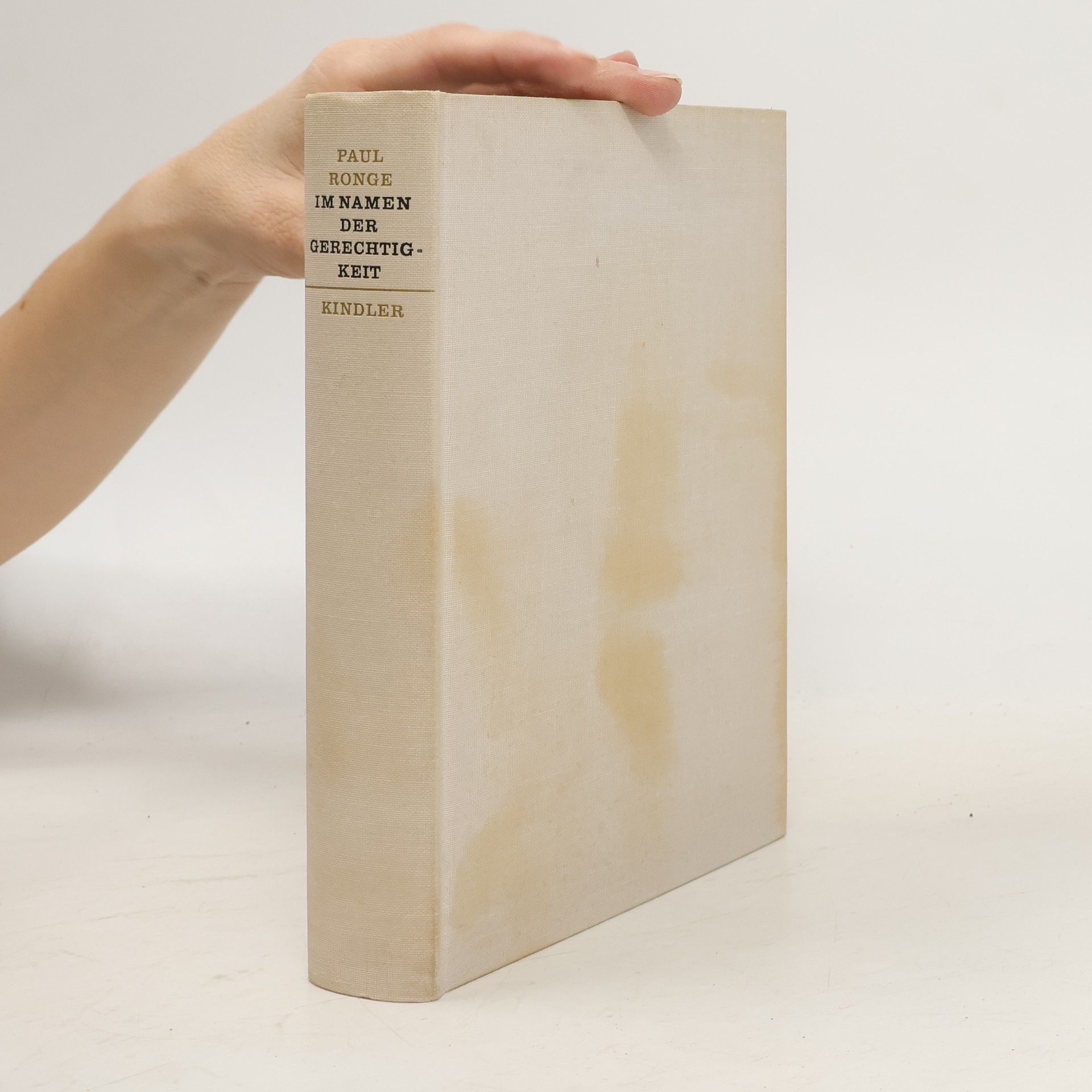 Paul Ronge Im Namen der Gerechtigkeit