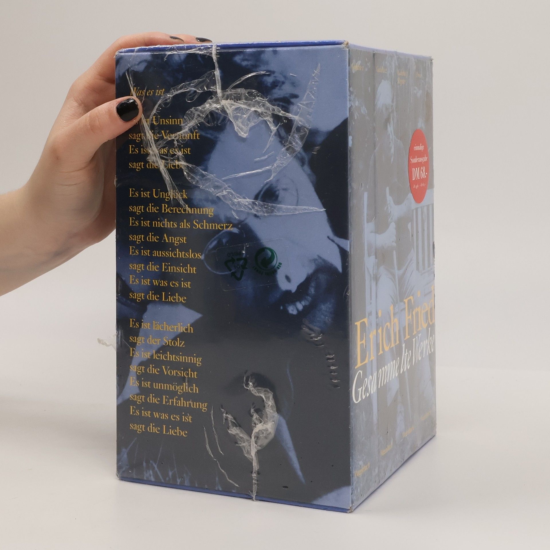 Erich Fried Gesammelte Werke, 4 Band. Gedichte 1., 2., 3. und Prosa