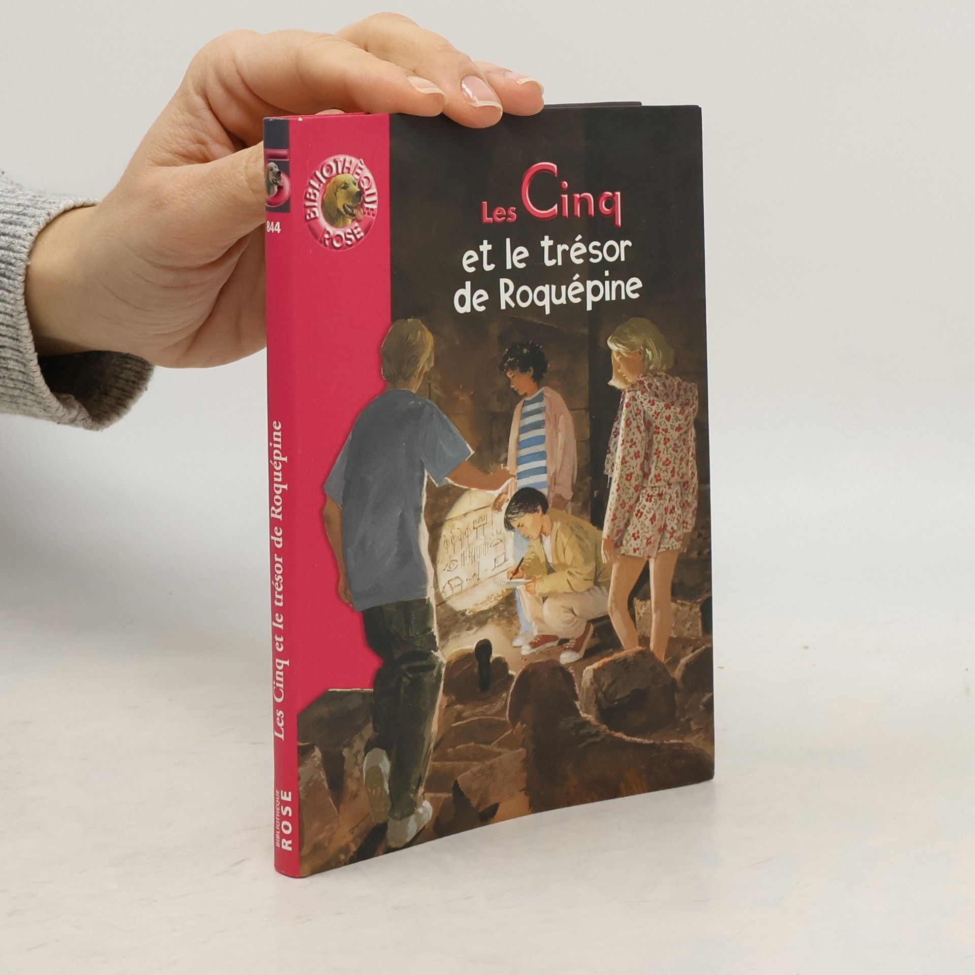 Claude Voilier Bibliothèque Rose - 344: Les Cinq et le trésor de Roquépine