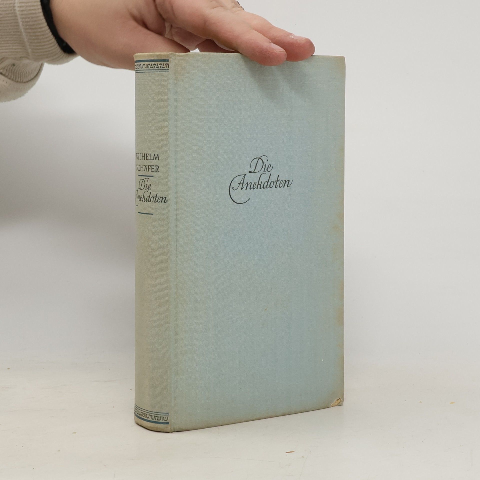 Wilhelm Schäfer Die Anekdoten