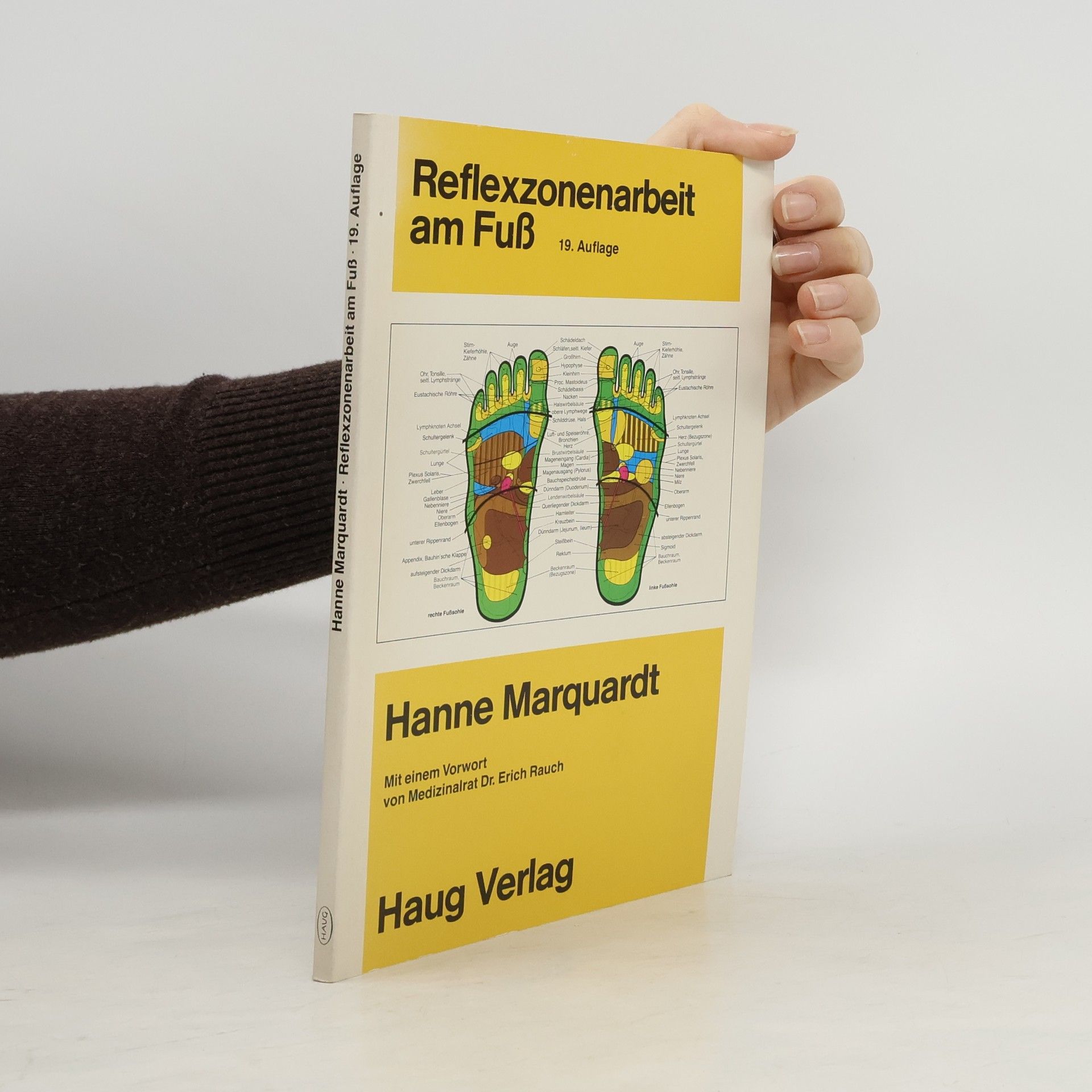 Hanne Marquardt Reflexzonenarbeit am Fuß