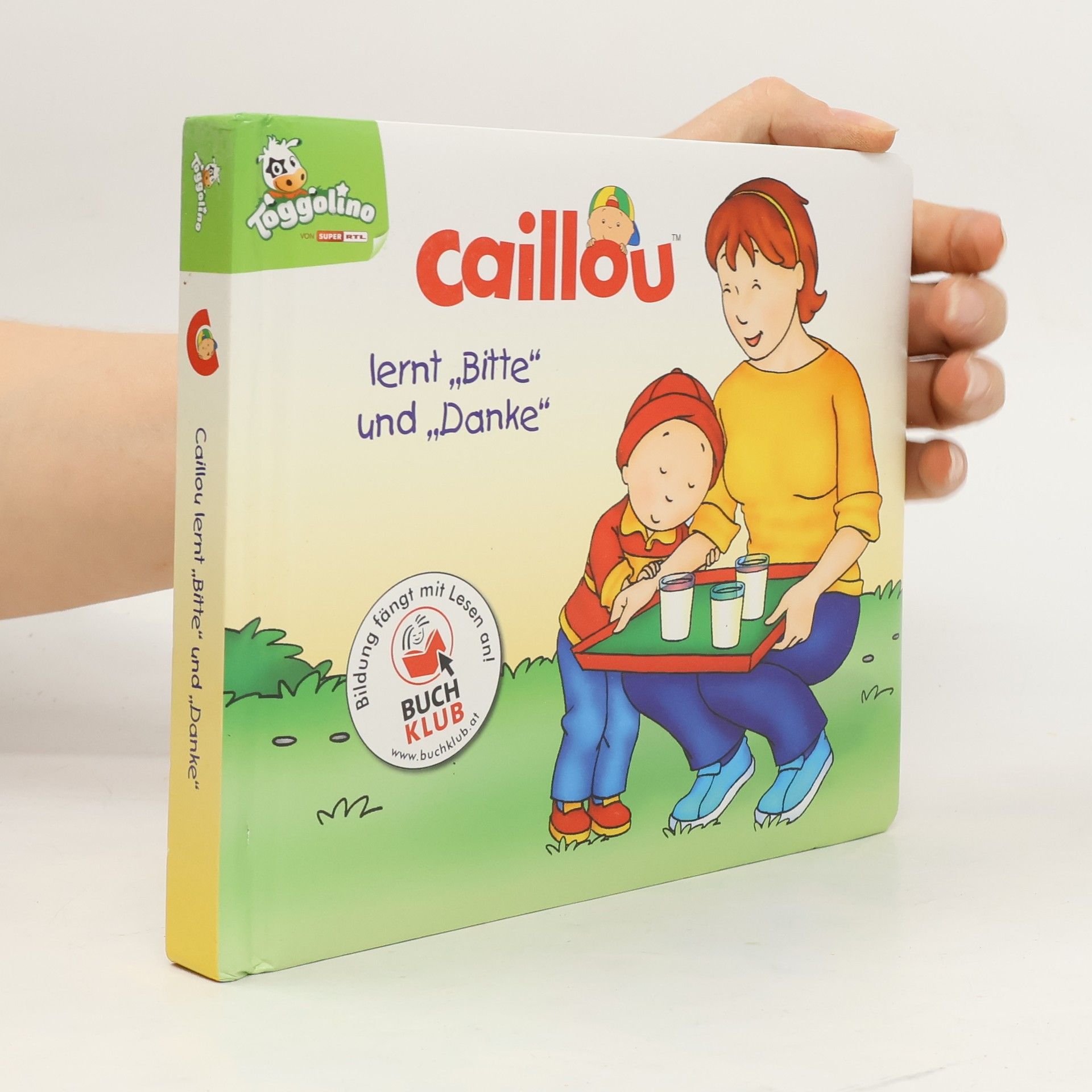 Autorenkollektiv Caillou lernt "Bitte" und "Danke"