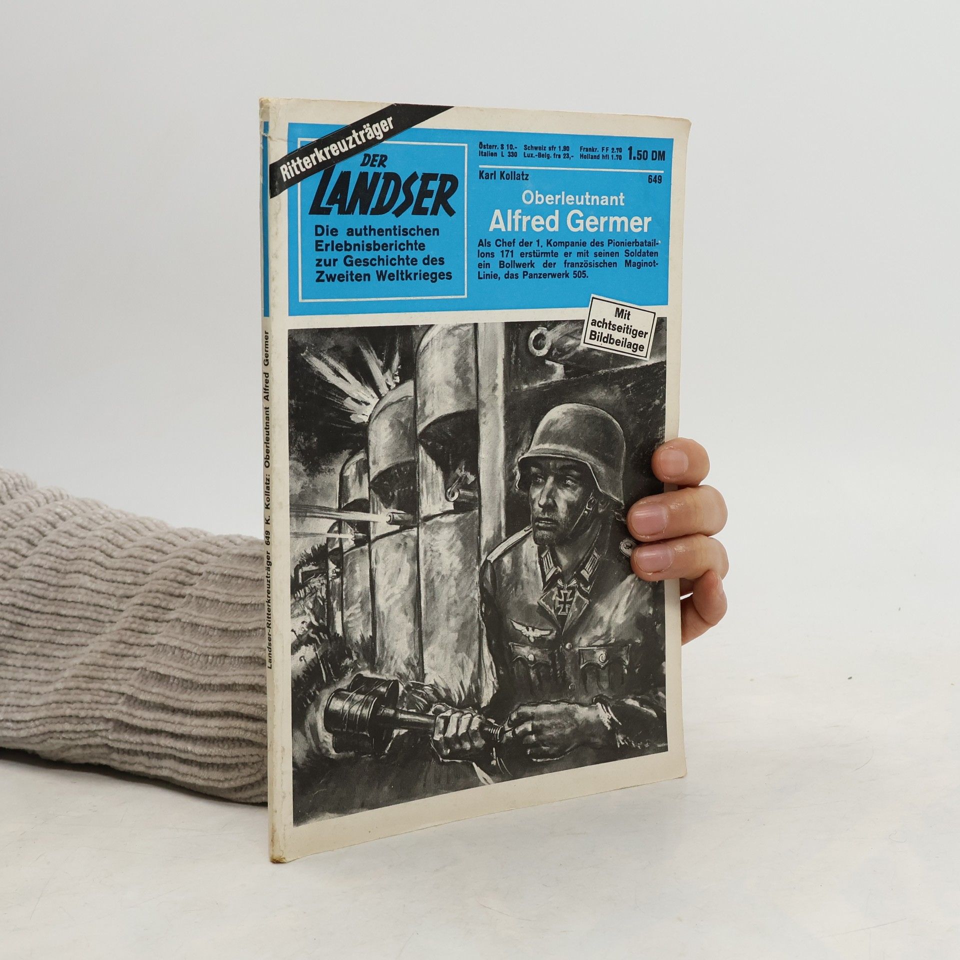 Der Landser 649. Oberleutnant Alfred Germer