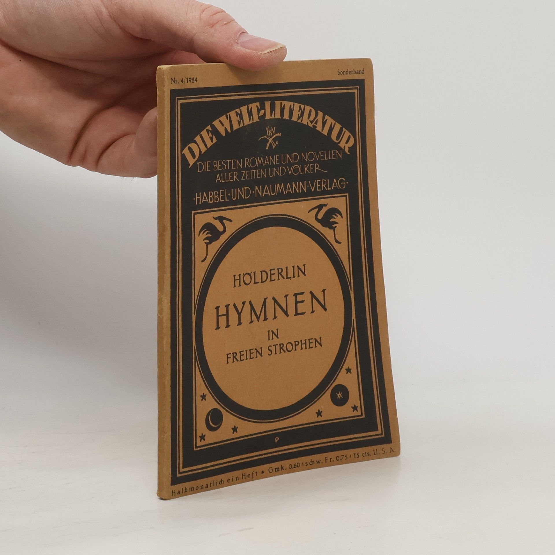 Friedrich Hölderlin Hymnen