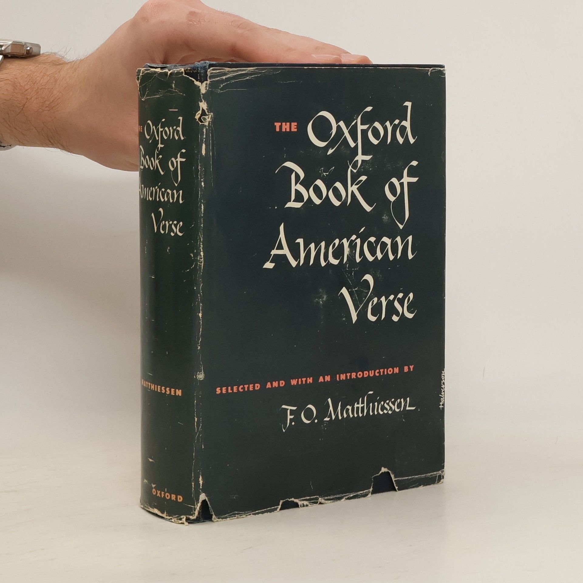 F. O. Matthiessen The Oxford Book of American Verse