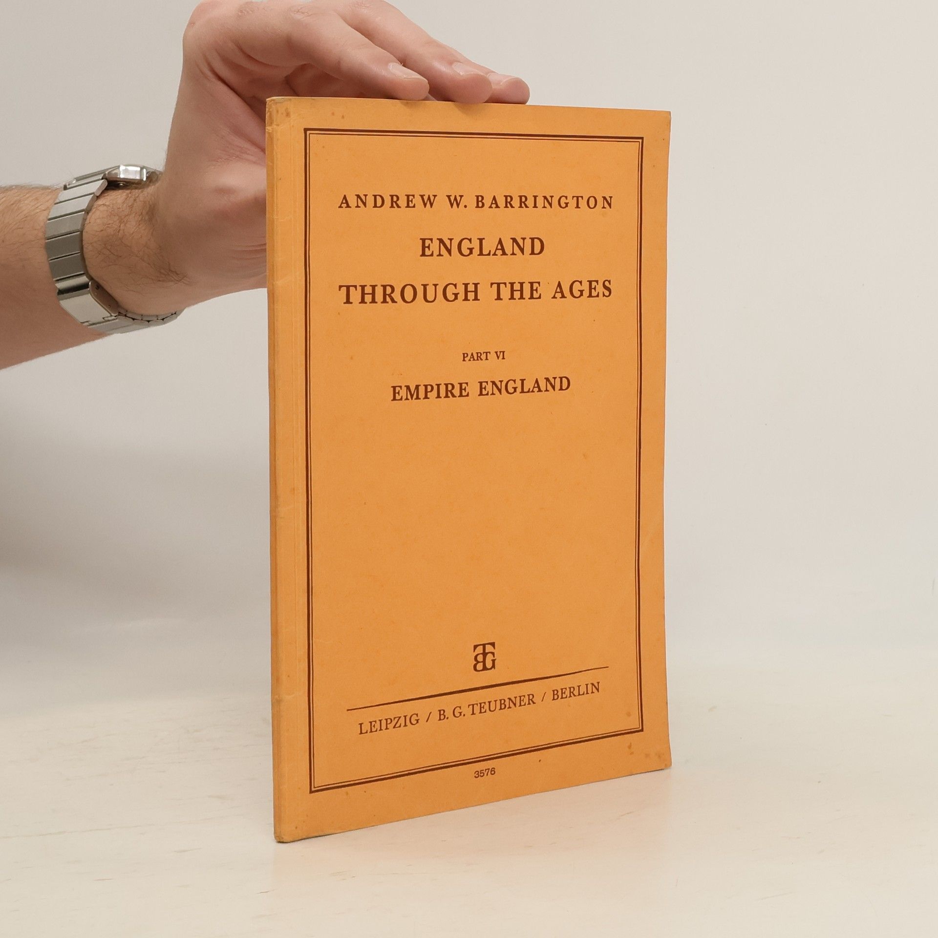 Andrew W. Barrington England Through the Ages