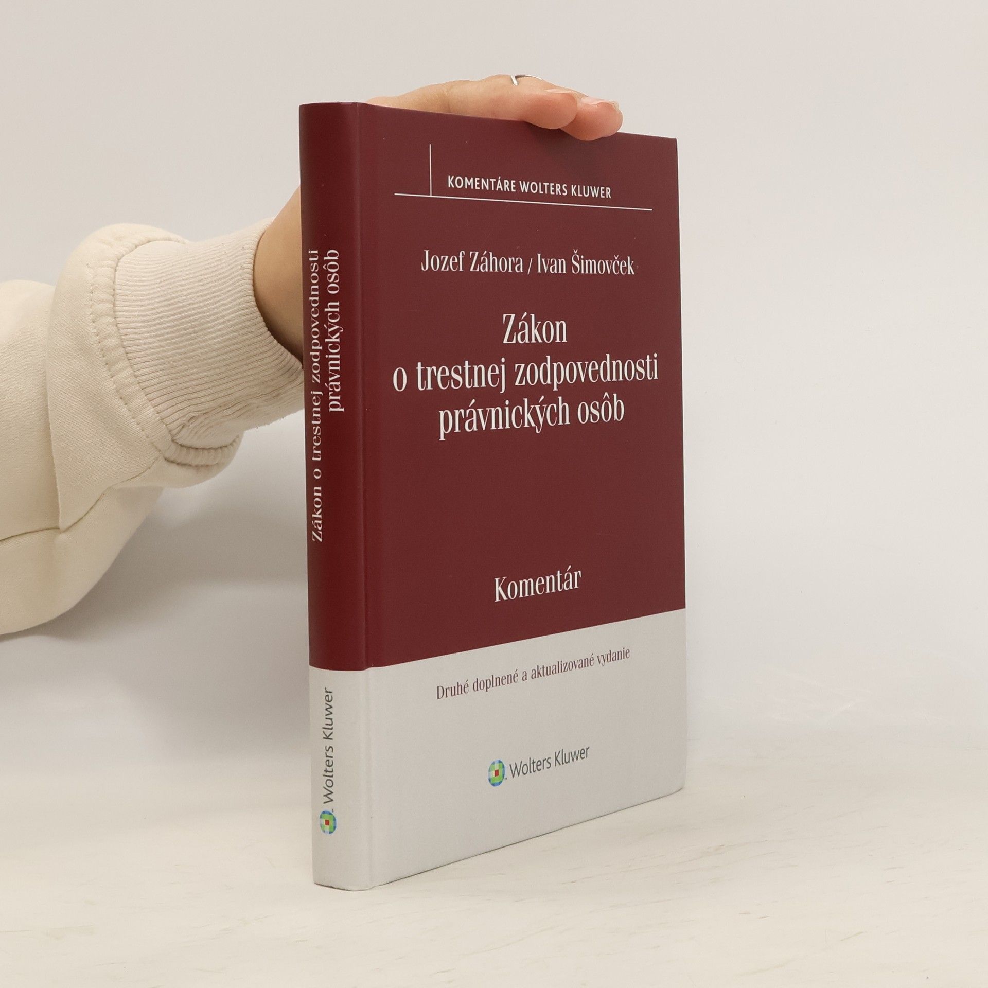 Jozef Záhora Zákon o trestnej zodpovednosti právnických osôb : komentár