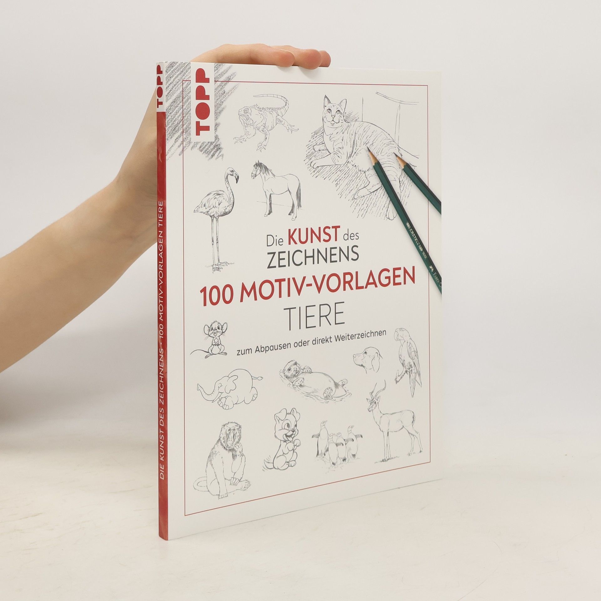 Kunst des Zeichnens 100 Motiv-Vorlagen Tiere