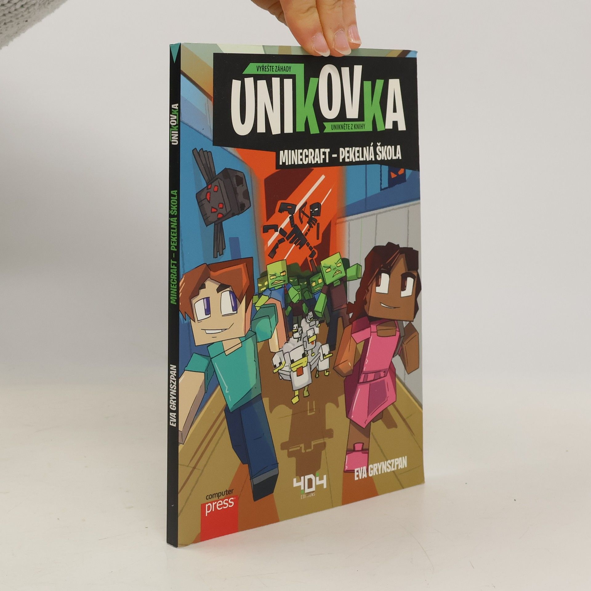 Eva Grynszpan Únikovka. Minecraft - pekelná škola