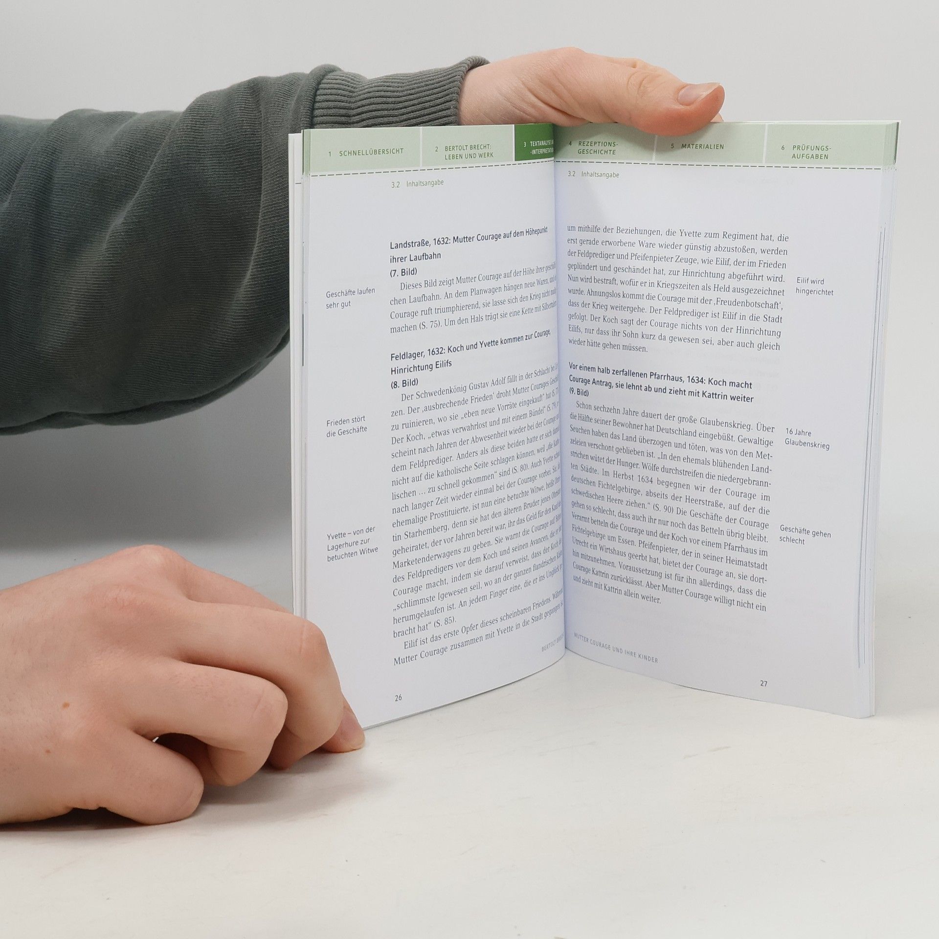 Wilhelm Große Textanalyse und Interpretation zu Bertolt Brecht, Mutter Courage und ihre Kinder
