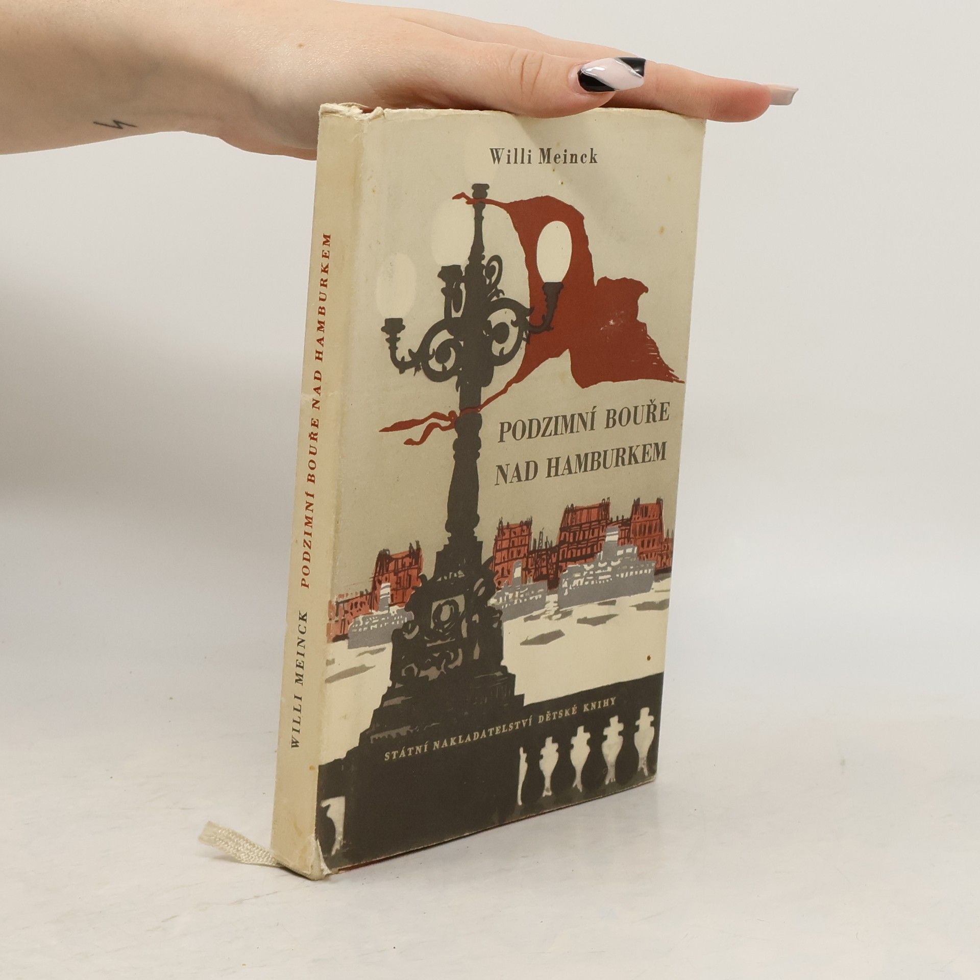 Podzimní bouře nad Hamburkem