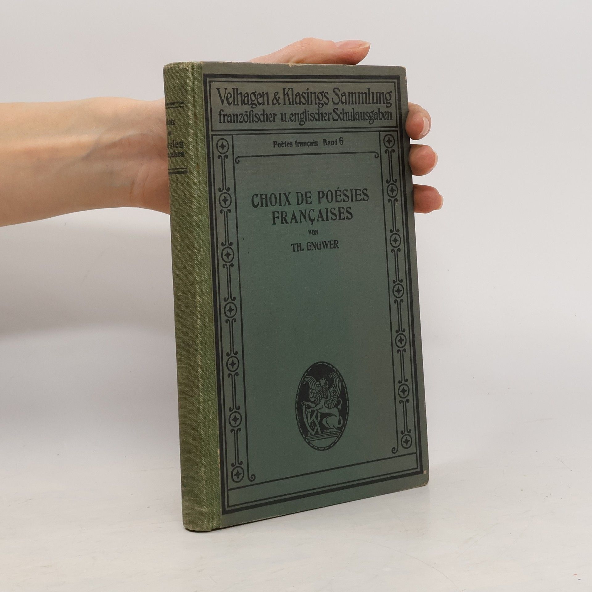 Theodor Engwer Choix de Poésies Françaises