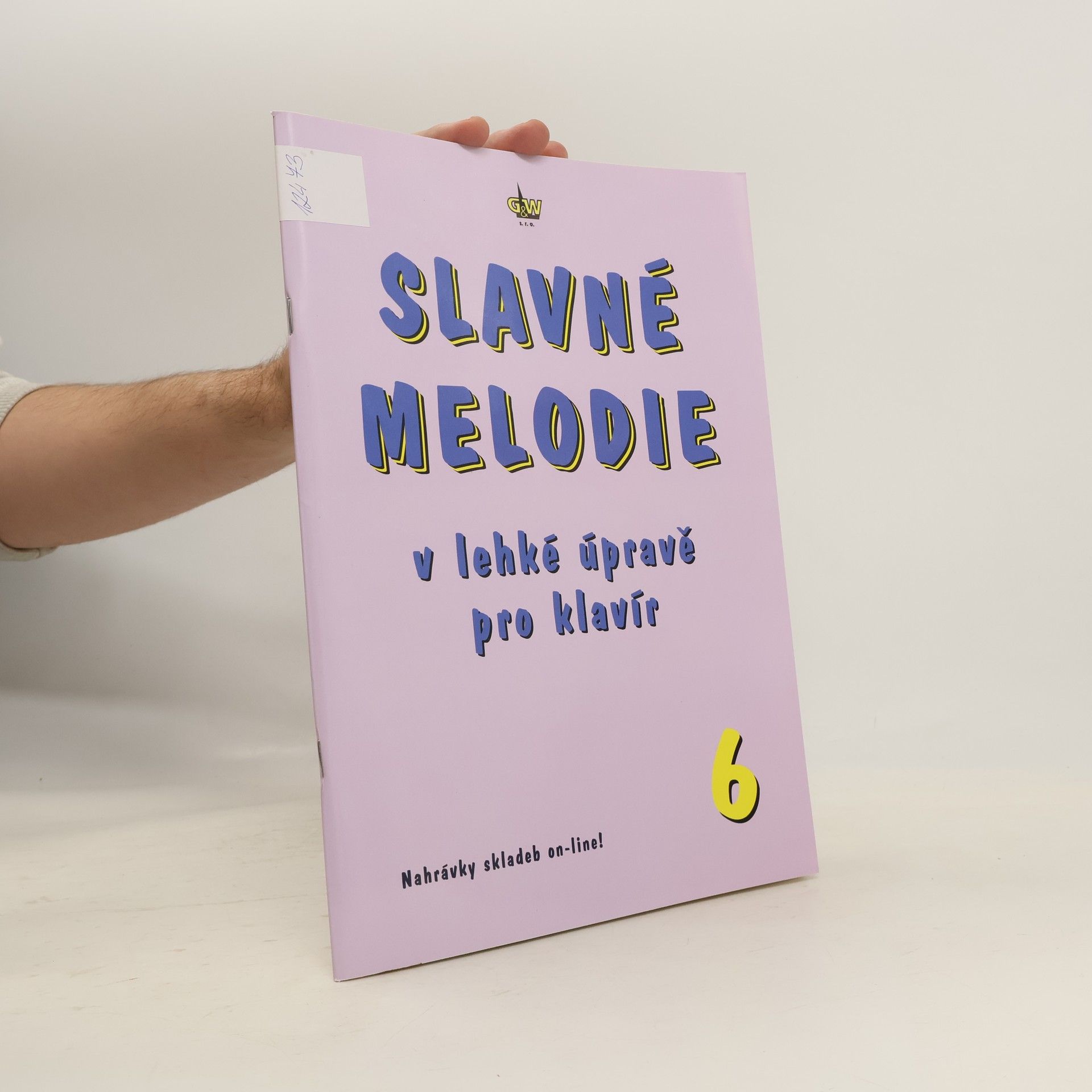 Slavné melodie v lehké úpravě pro klavír 6.díl+CD