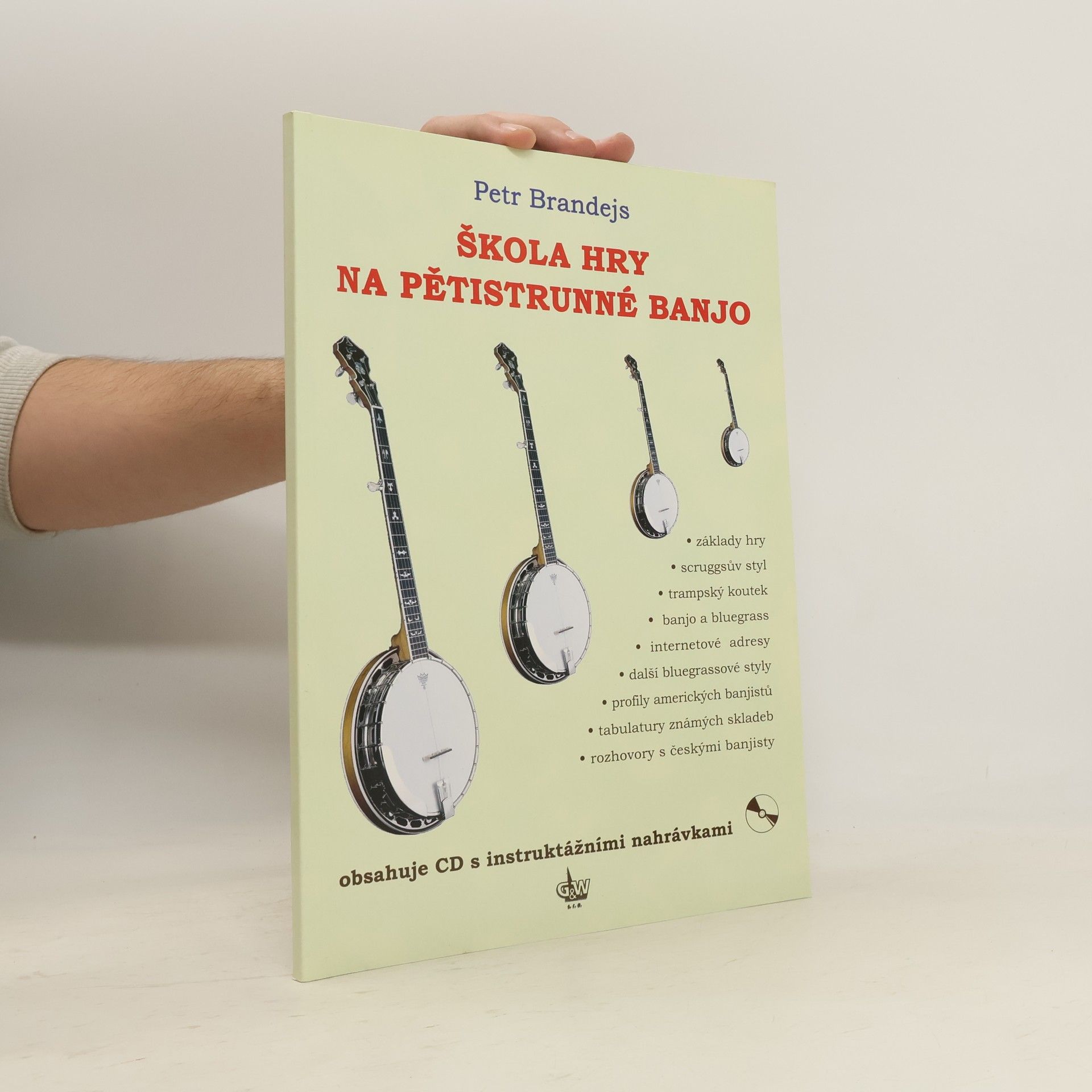 Petr Brandejs Škola hry na pětistrunné banjo + CD