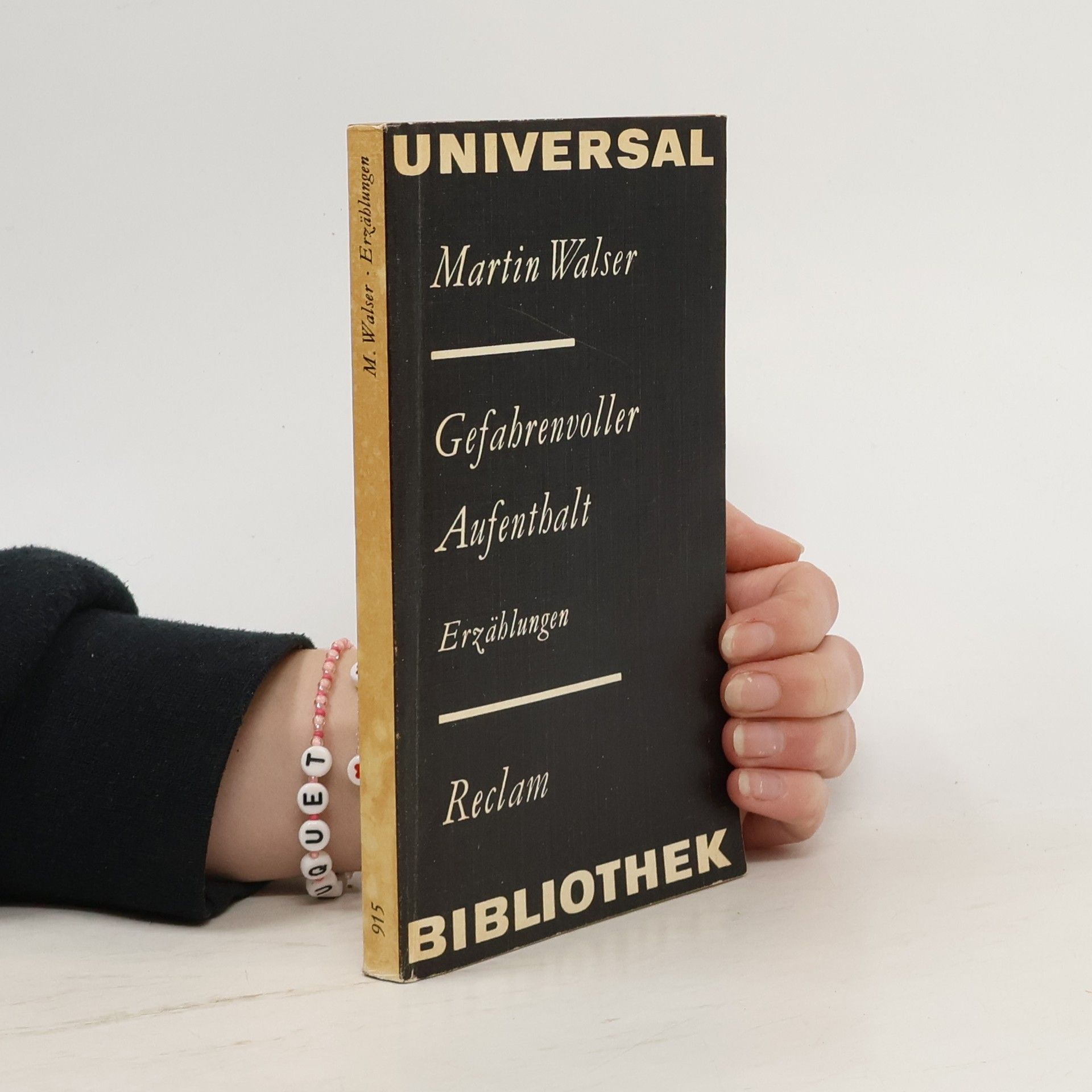 Martin Walser Gefahrenvoller Aufenthalt