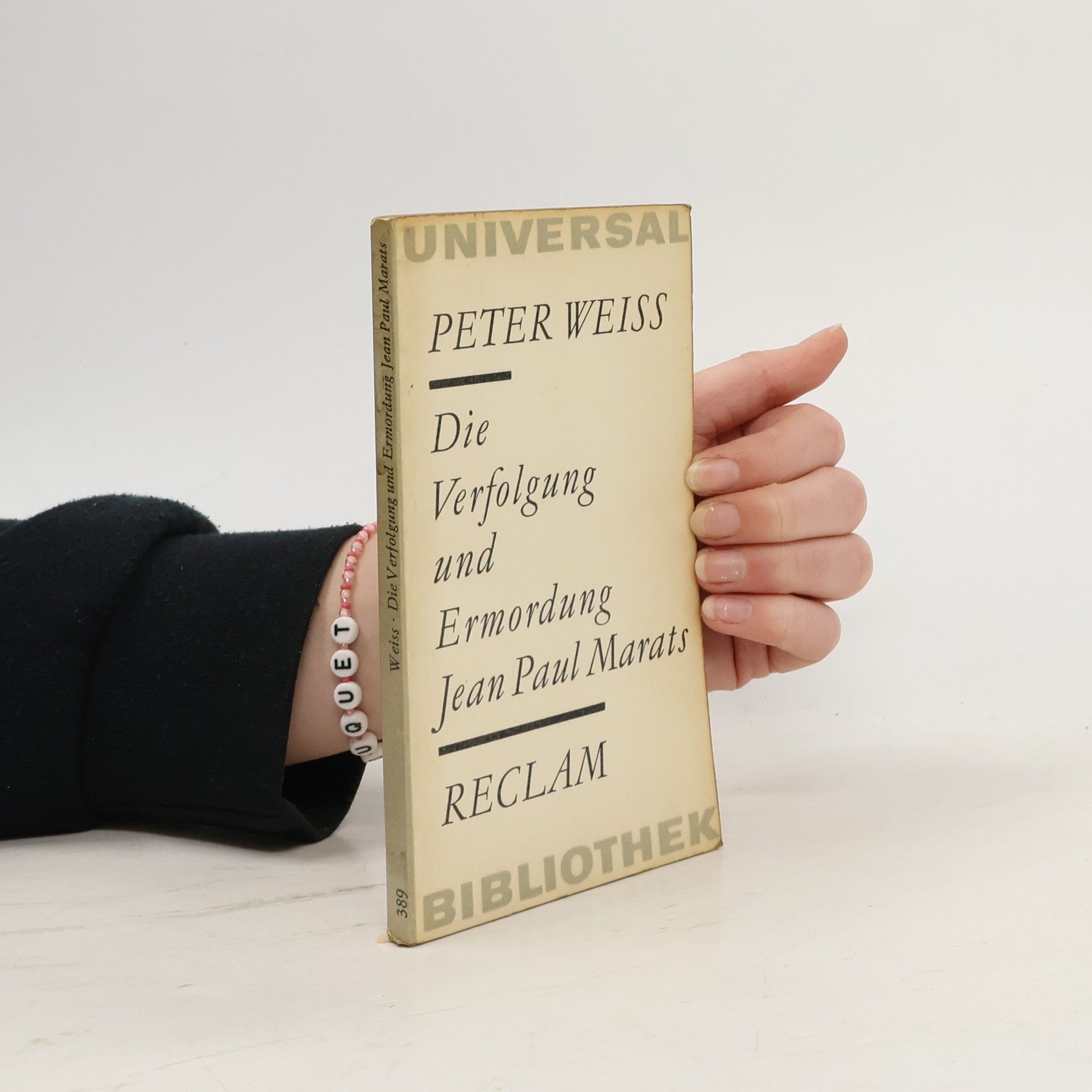 Peter Weiss Die Verfolgung und Ermordung Jean Paul Marats