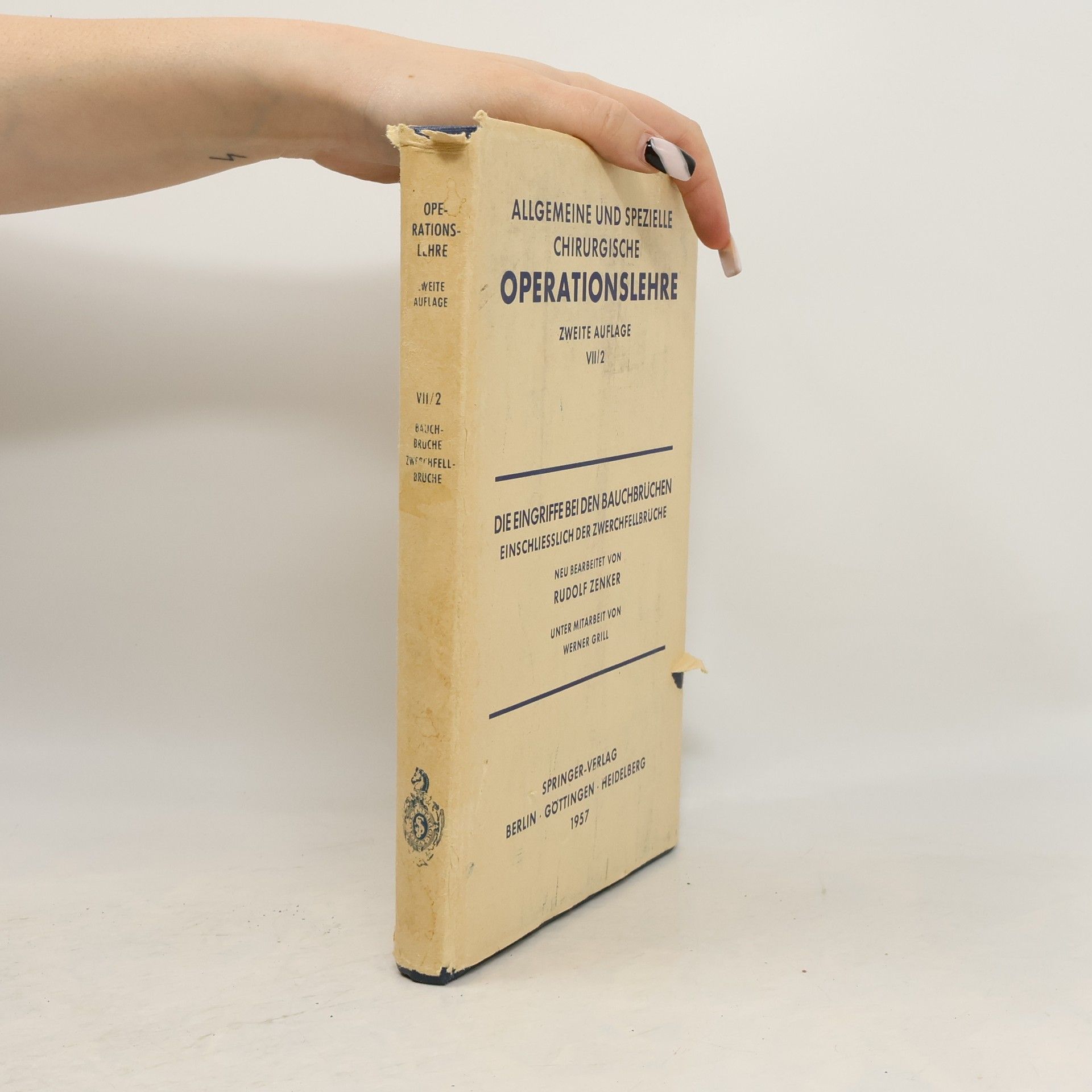 Martin Kirchner Allgemeine und spezielle chirurgische Operationslehre 7/II